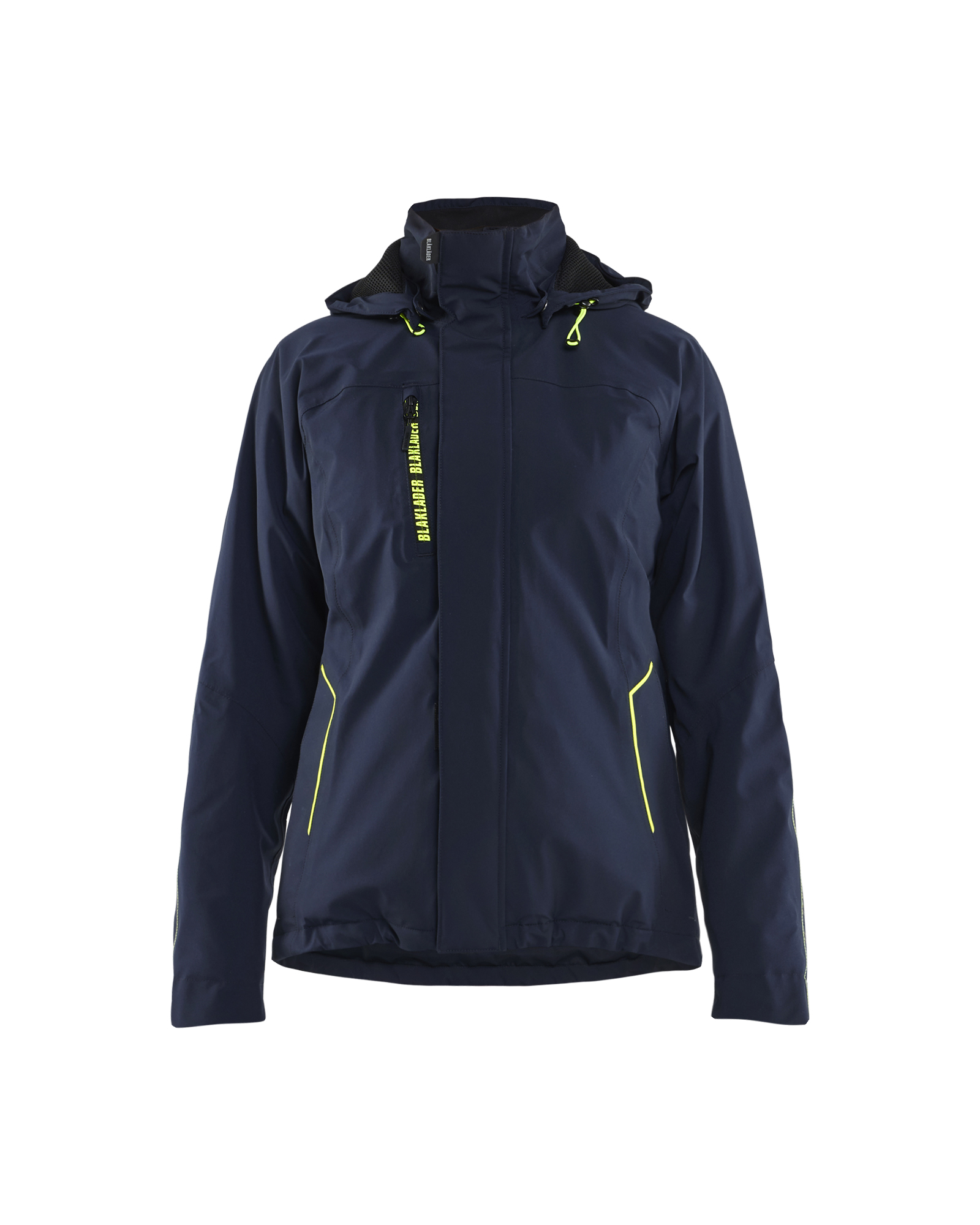 Blåkläder Dame Letforet Vinterjakke 4-vejs stretch - Mørk Marineblå/High Vis Gul [8633] / XS