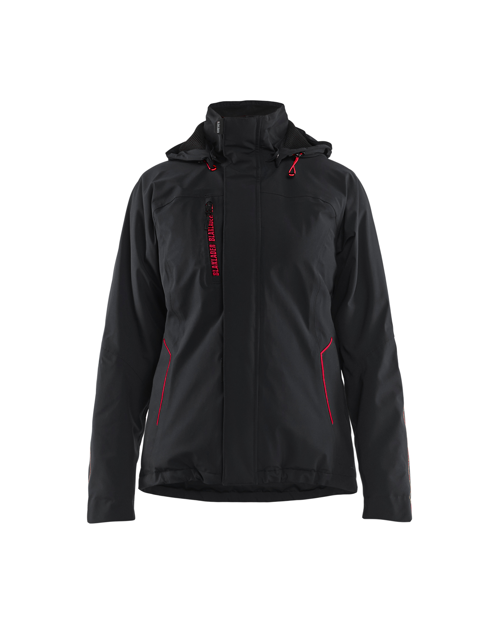 Blåkläder Dame Letforet Vinterjakke 4-vejs stretch - Sort/Rød [9956] / XS