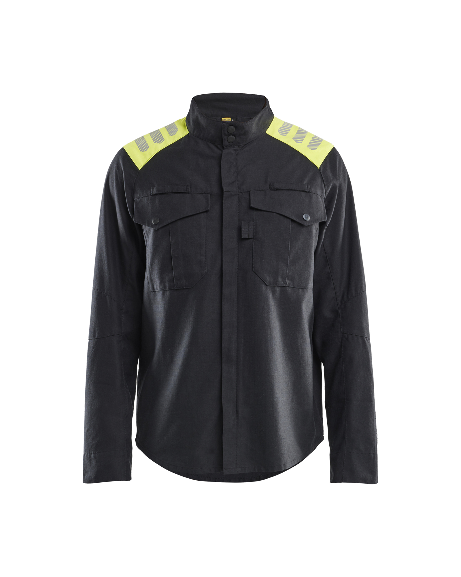 Blåkläder Overshirt Inherent - Sort/High Vis Gul [9933] / XS