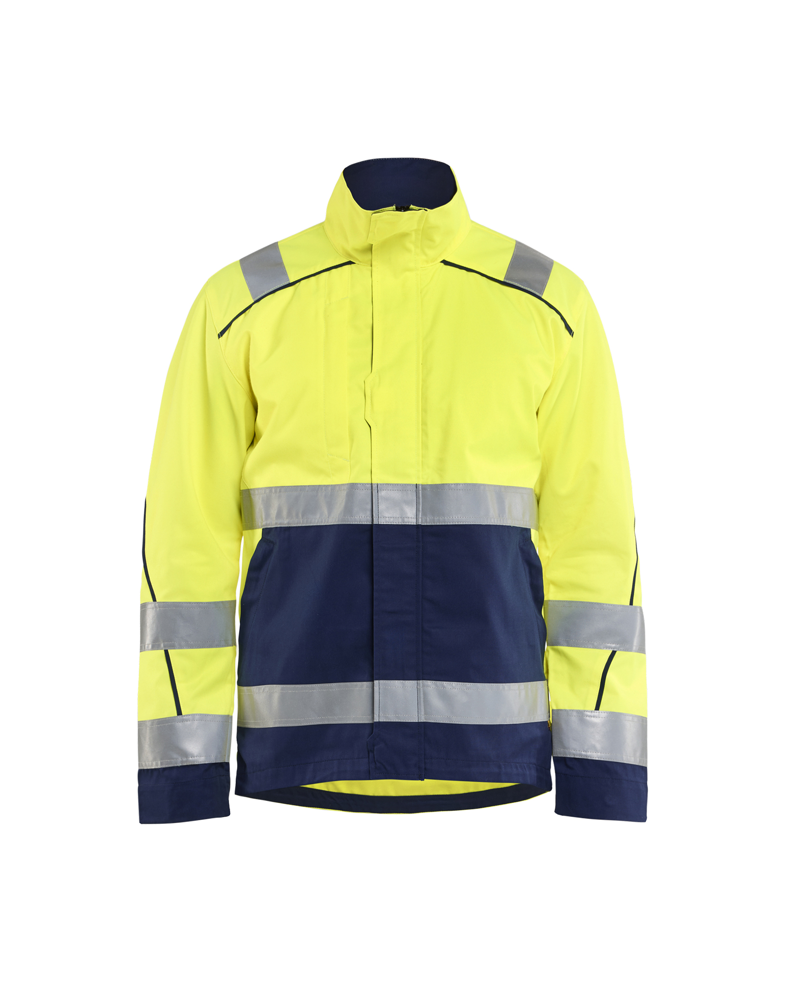 Blåkläder High Vis Jakke - High Vis Gul/Marineblå [3389] / XS