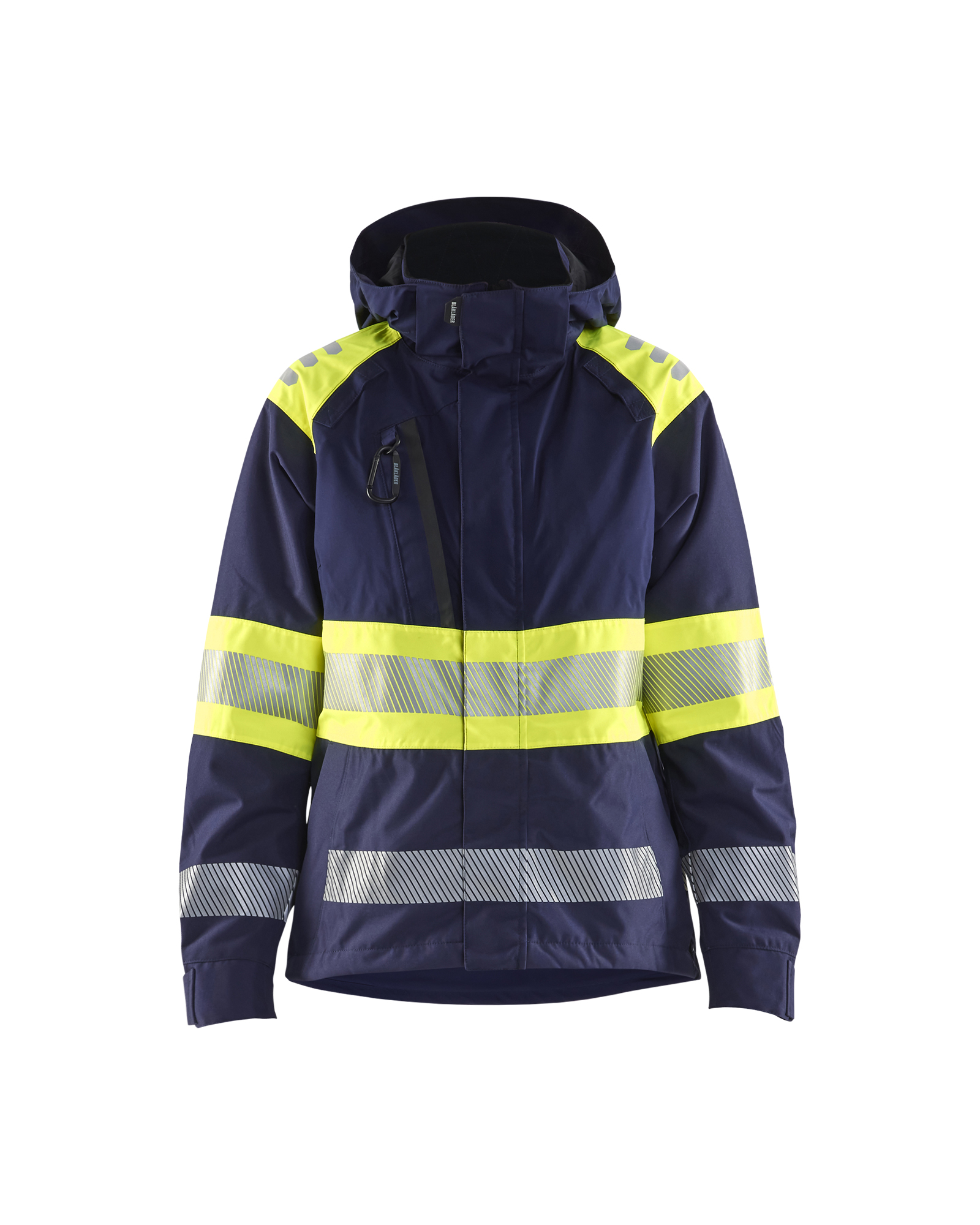 Blåkläder Dame High Vis Skaljakke - Marineblå/High Vis Gul [8933] / XS