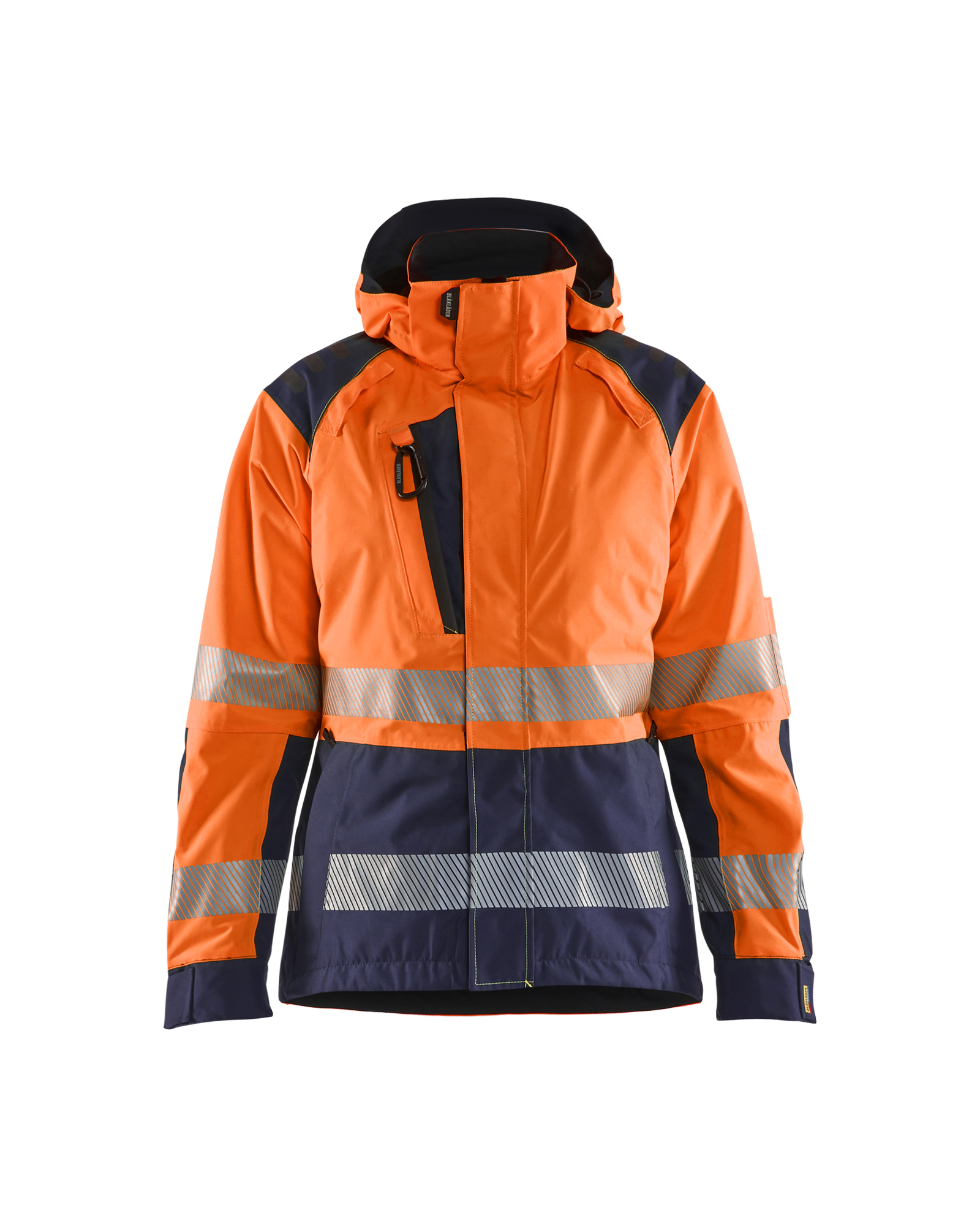 Blåkläder Dame High Vis Skaljakke - High Vis Orange/Marineblå [5389] / XS