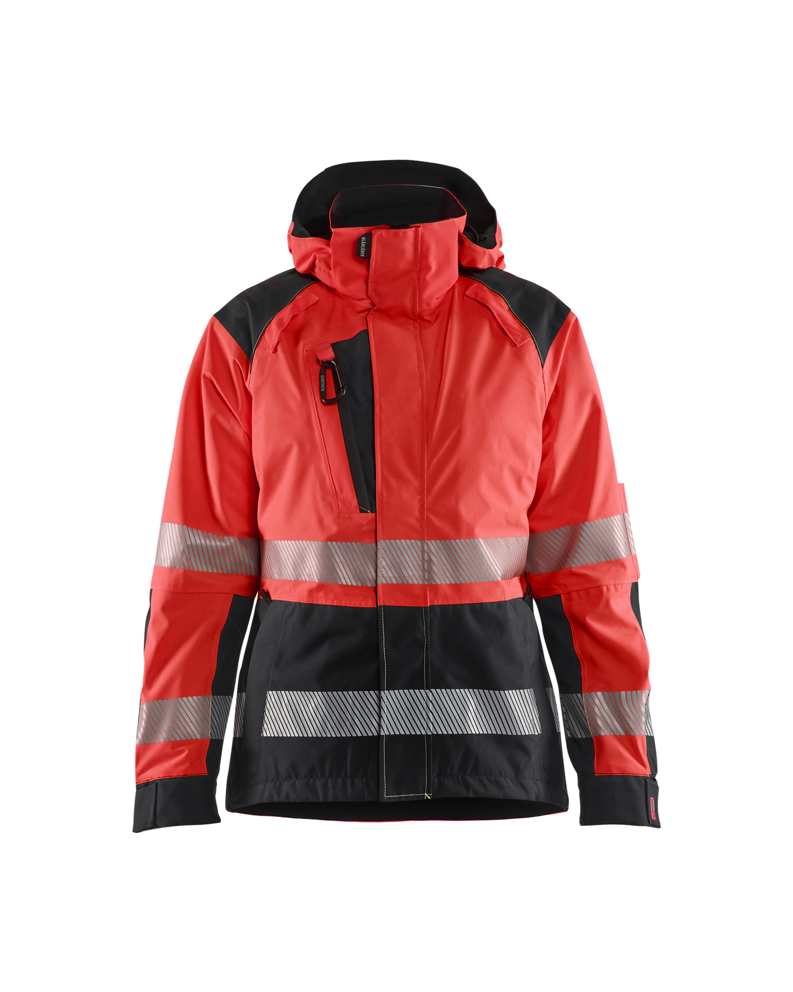 Blåkläder Dame High Vis Skaljakke - High Vis Rød/Sort [5599] / XS