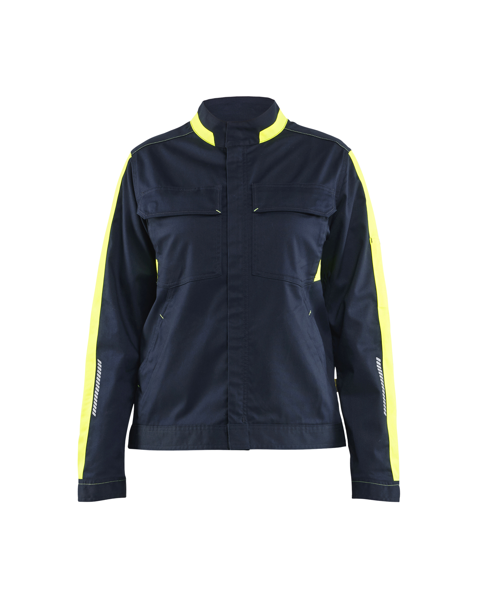 Blåkläder Dame industrijakke stretch - Mørk Marineblå/High Vis Gul [8633] / XS