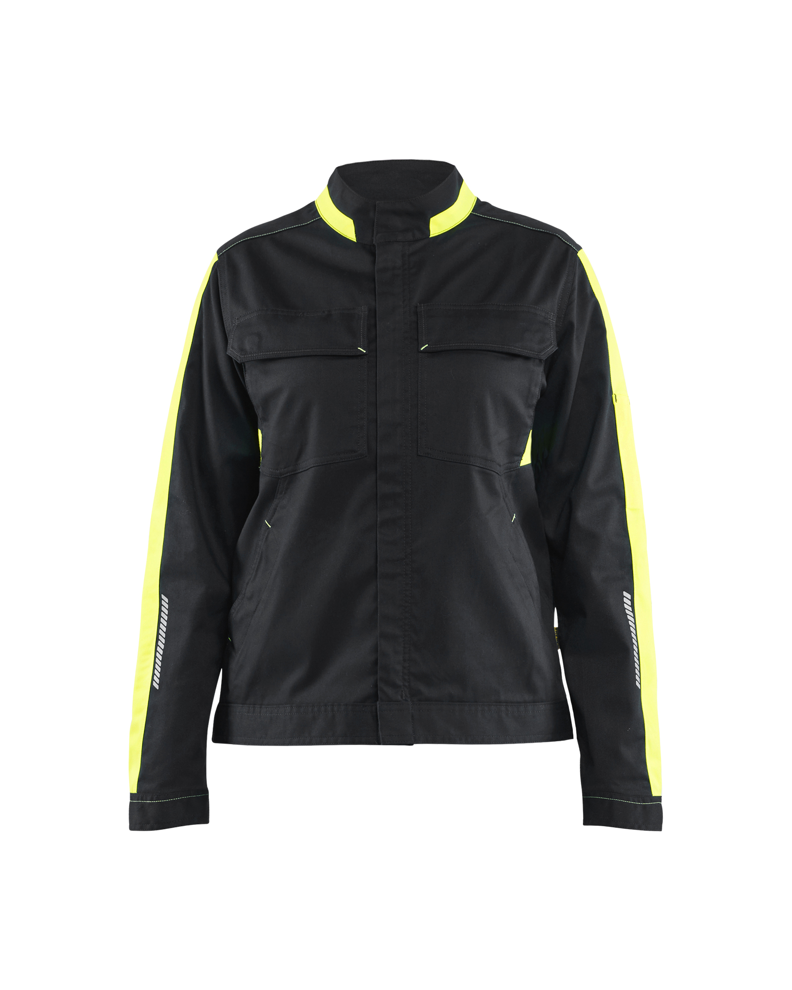 Blåkläder Dame industrijakke stretch - Sort/High Vis Gul [9933] / XS