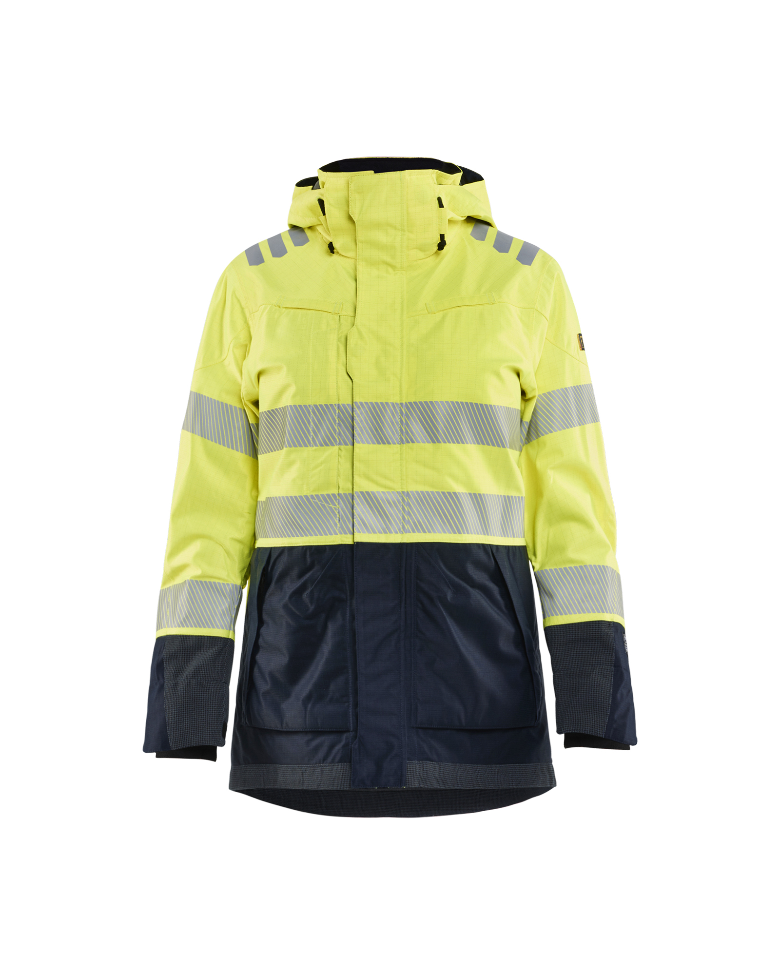 Blåkläder Dame Multinorm Skaljakke Inherent - High Vis Gul/Marineblå [3389] / XS