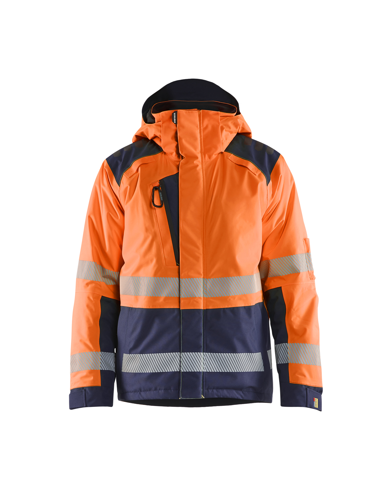 Blåkläder High Vis Vinterjakke - High Vis Orange/Marineblå [5389] / XS