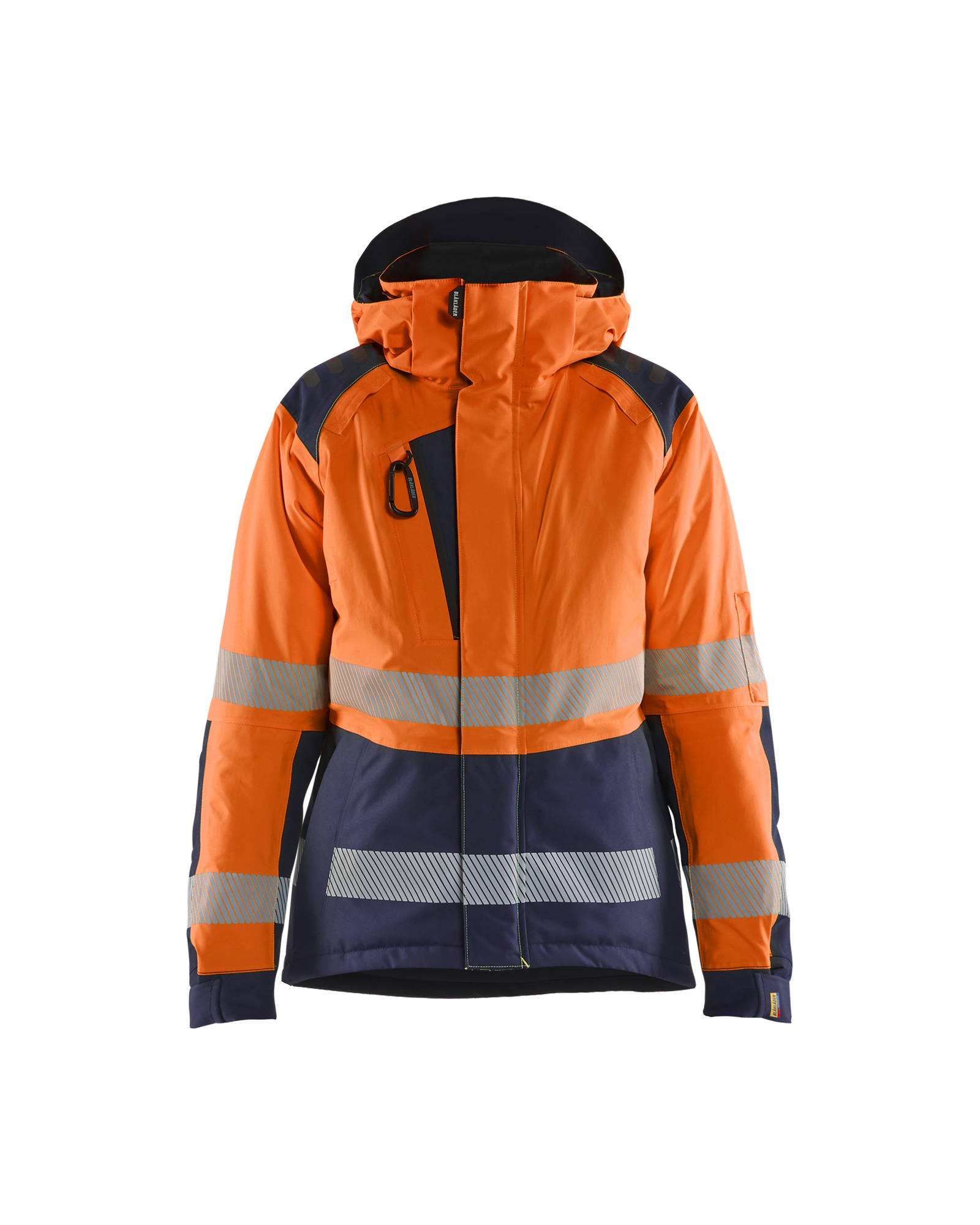 Blåkläder Dame High Vis Vinterjakke - High Vis Orange/Marineblå [5389] / XS