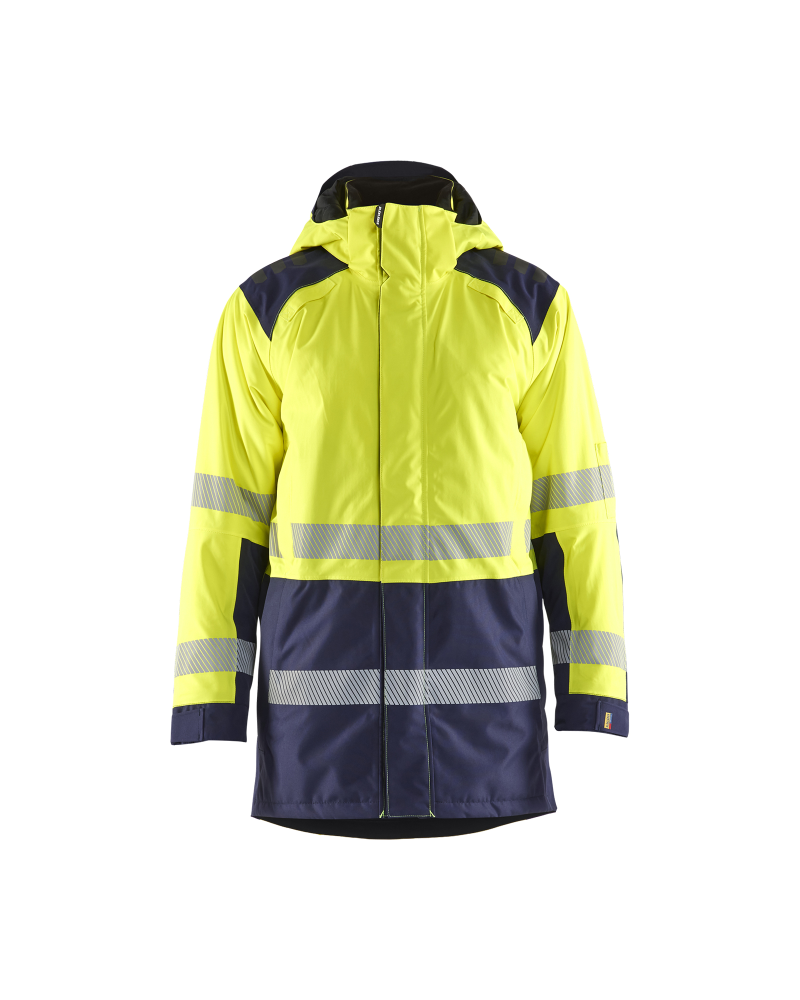 Blåkläder High Vis Vinterparkajakke - High Vis Gul/Marineblå [3389] / XS