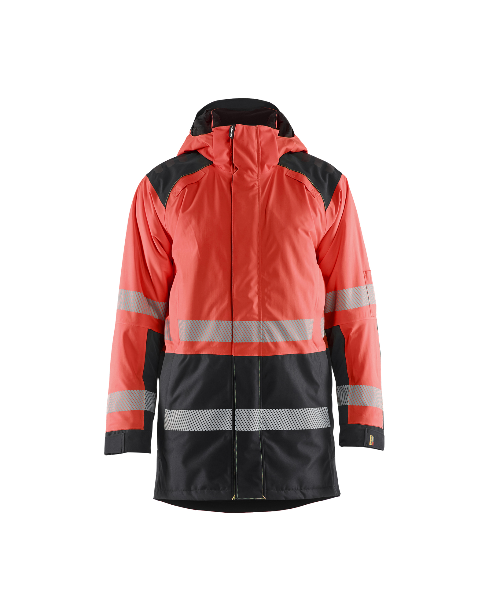 Blåkläder High Vis Vinterparkajakke - High Vis Rød/Sort [5599] / XS