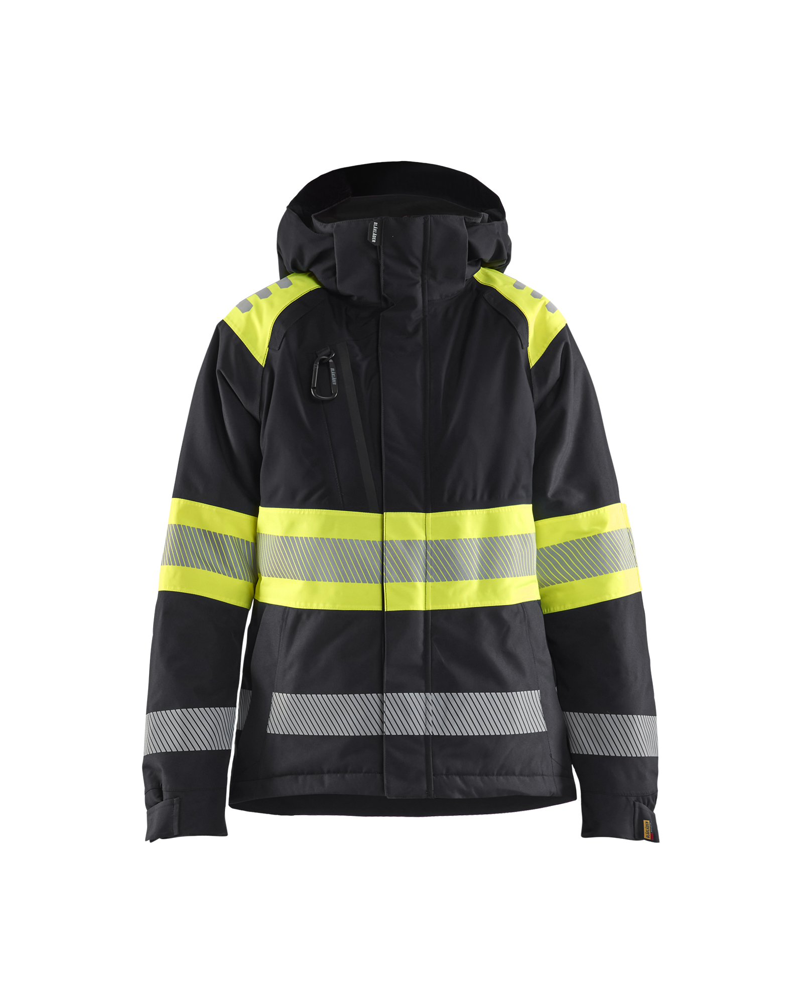 Blåkläder Dame High Vis Vinterjakke - Sort/High Vis Gul [9933] / XS
