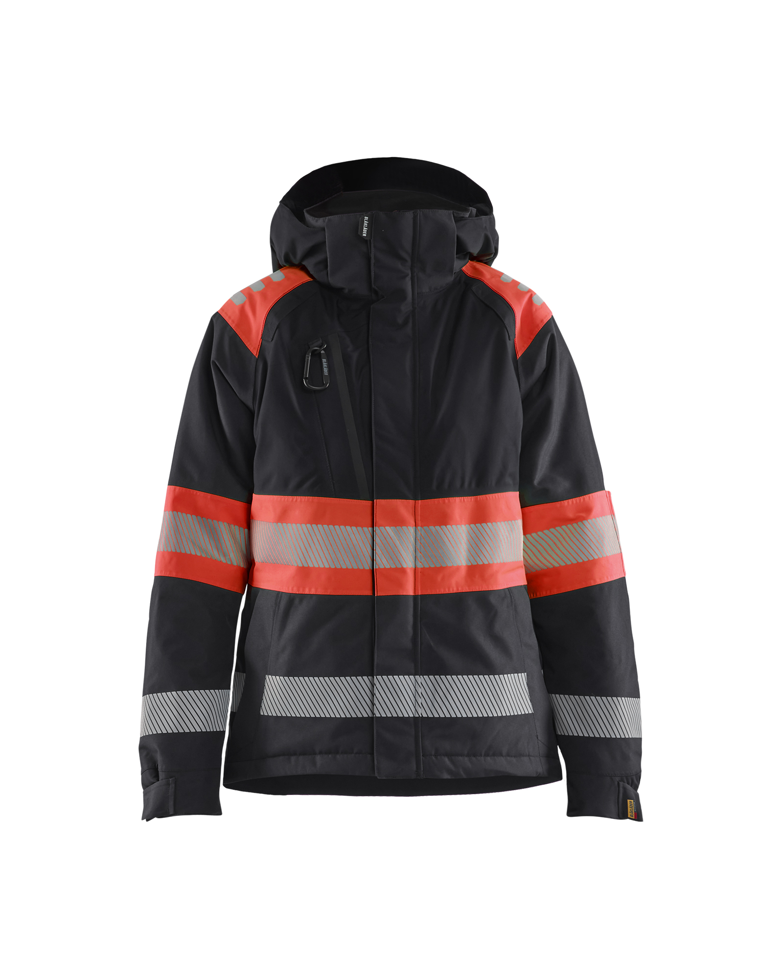 Blåkläder Dame High Vis Vinterjakke - Sort/High Vis Rød [9955] / XS