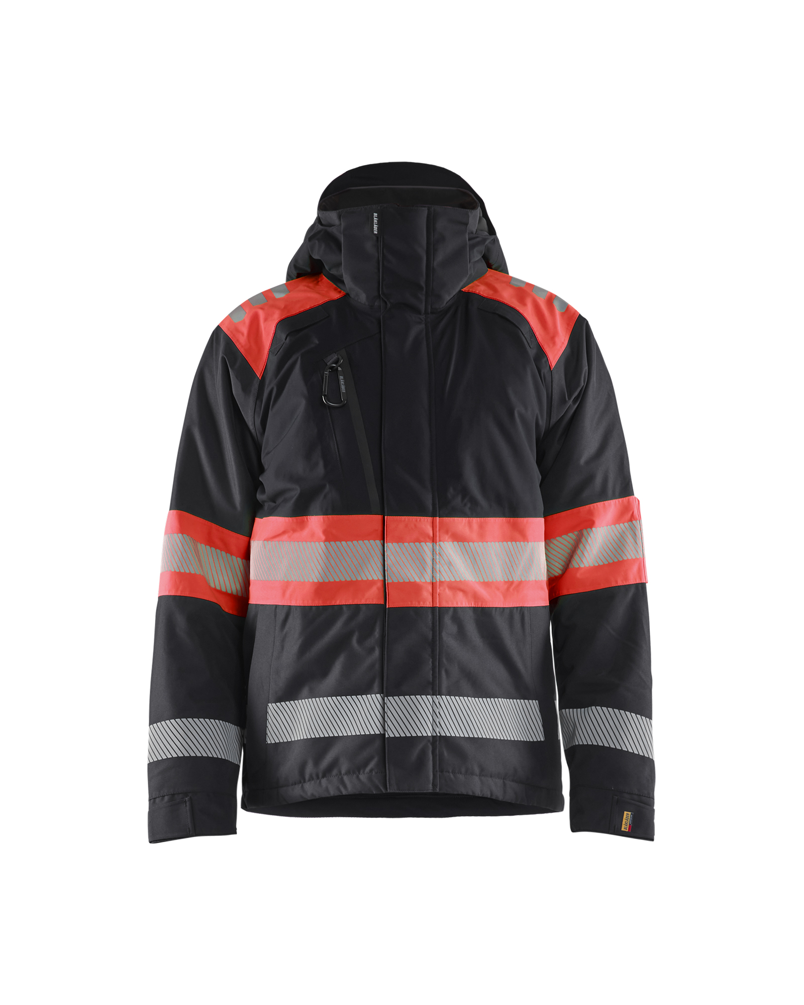 Blåkläder High Vis Vinterjakke - Sort/High Vis Rød [9955] / XS