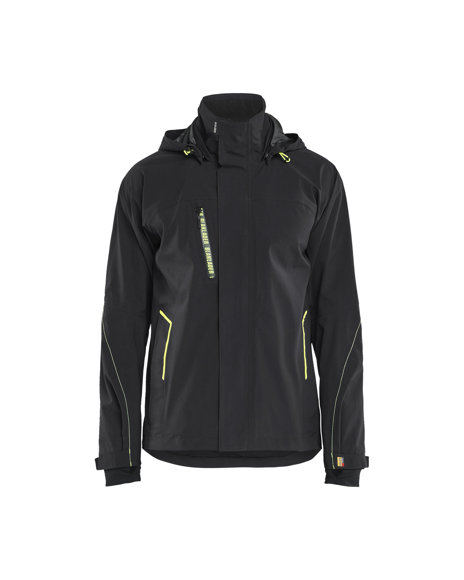Blåkläder Skaljakke 4-vejs Stretch - Sort/High Vis Gul [9933] / XS