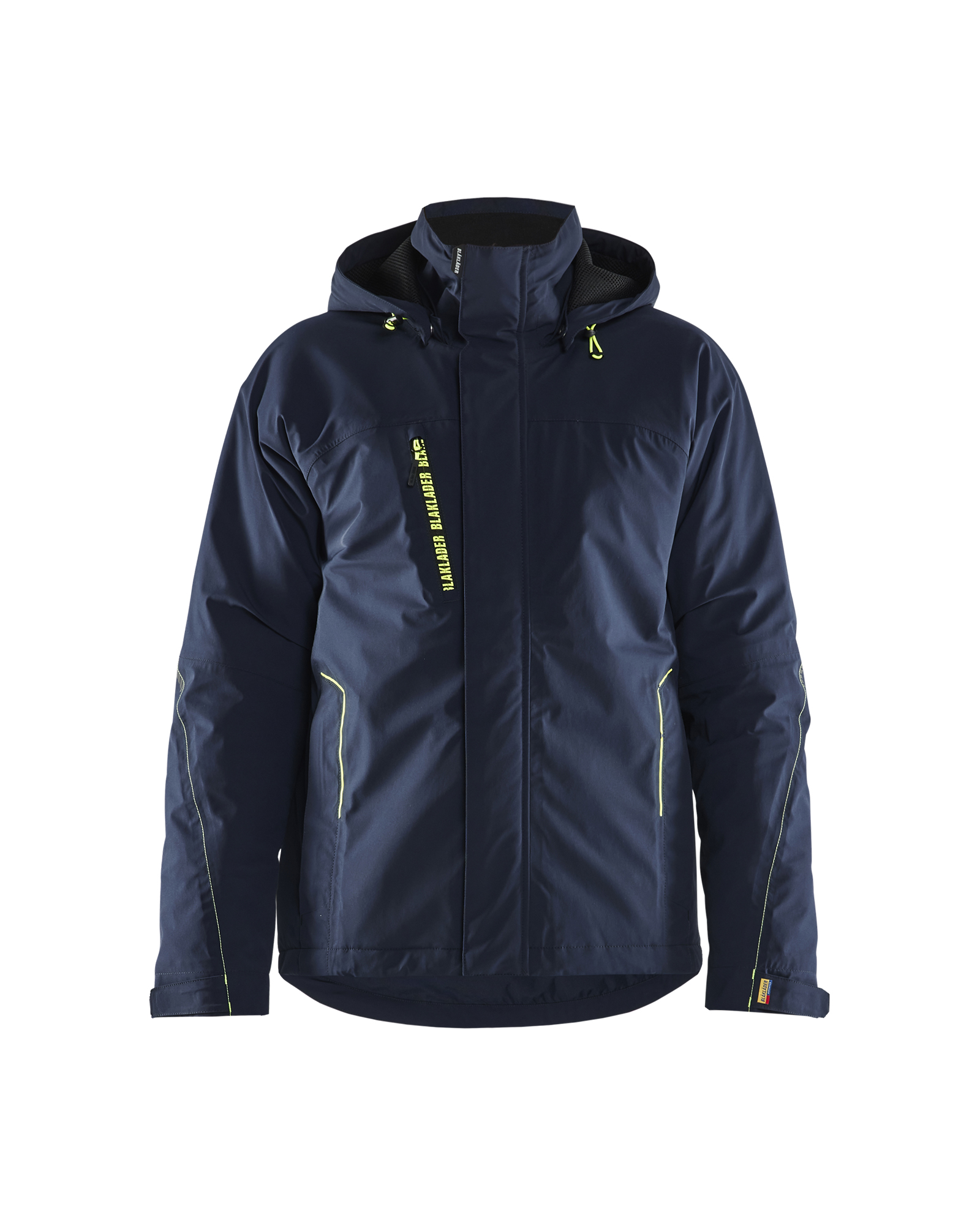 Blåkläder Letforet Vinterjakke 4-vejs stretch - Mørk Marineblå/High Vis Gul [8633] / XS