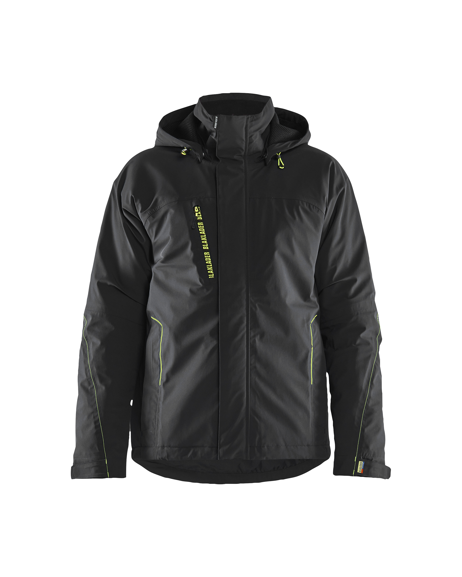 Blåkläder Letforet Vinterjakke 4-vejs stretch - Sort/High Vis Gul [9933] / XS