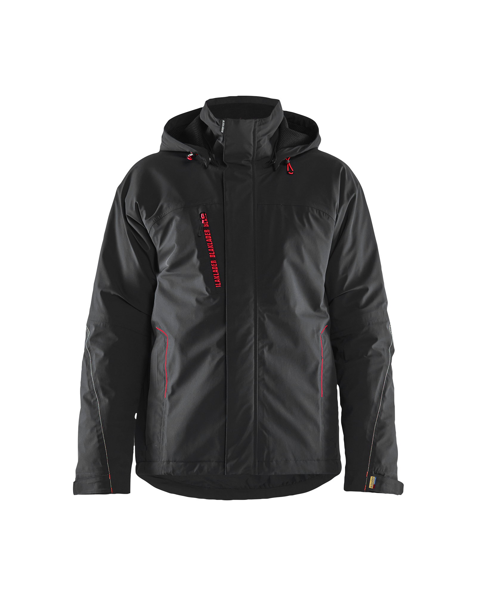 Blåkläder Letforet Vinterjakke 4-vejs stretch - Sort/Rød [9956] / XS