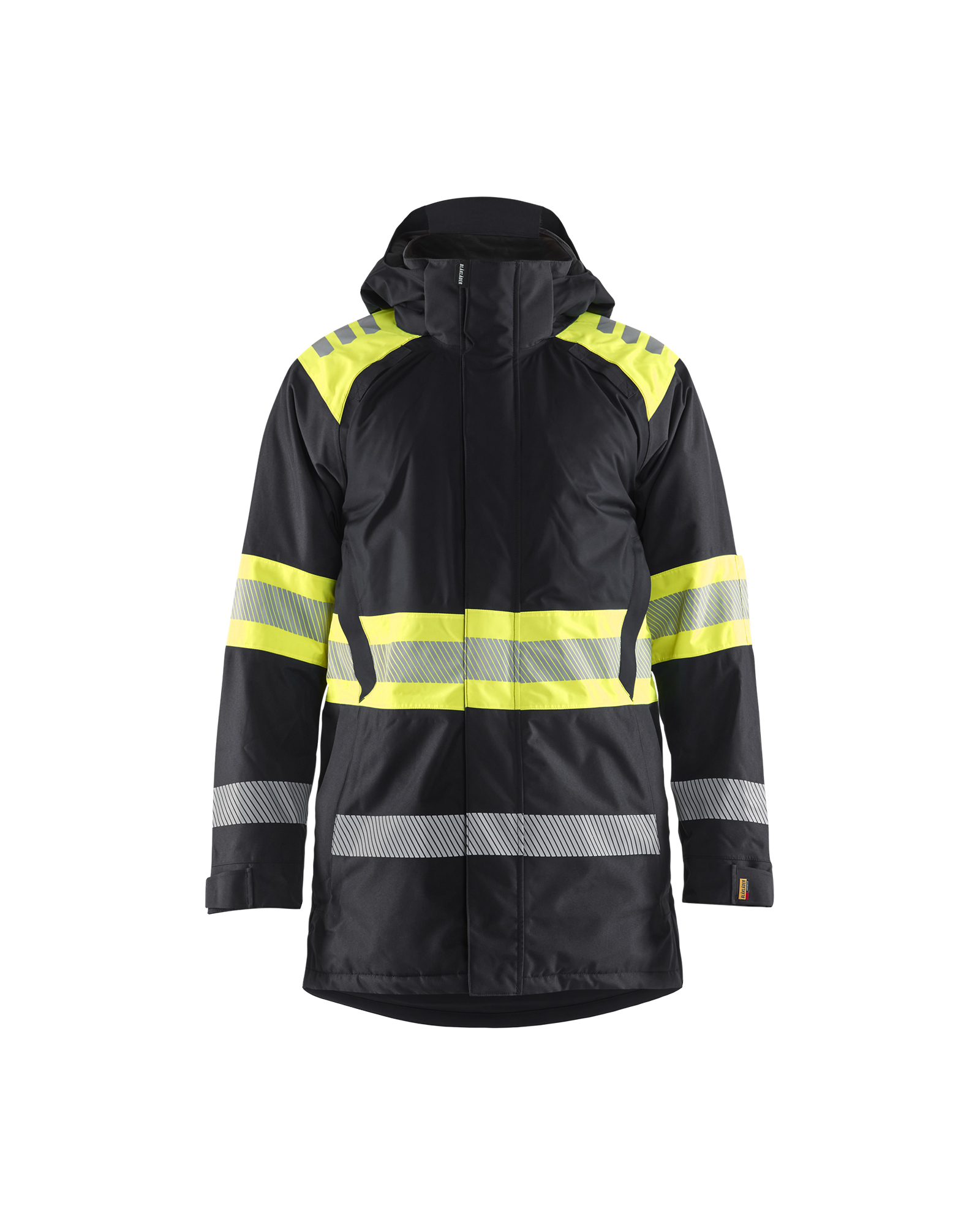 Blåkläder High Vis Vinterparkajakke - Sort/High Vis Gul [9933] / XS