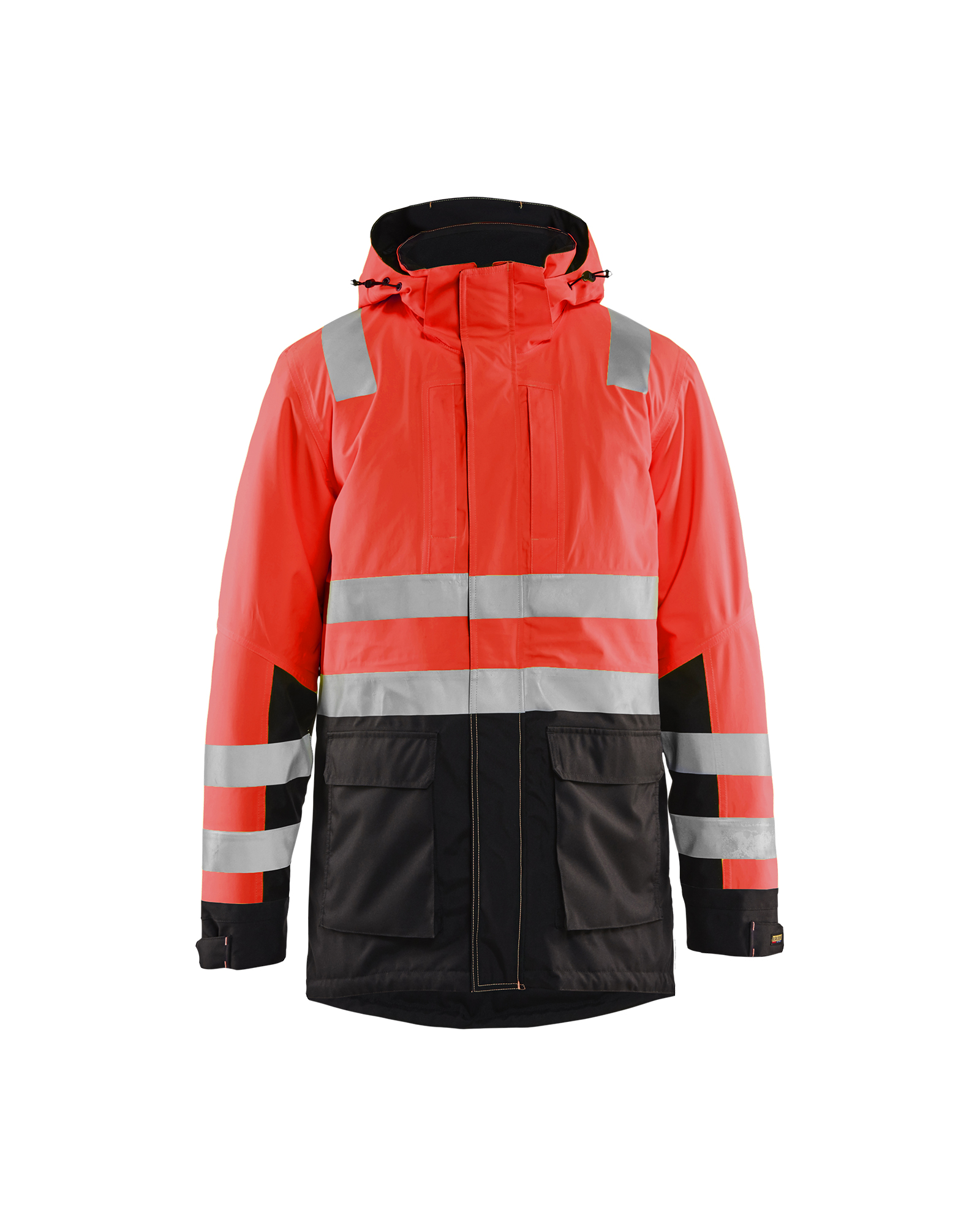 Blåkläder High Vis Vinterparkajakke - High Vis Rød/Sort [5599] / XS