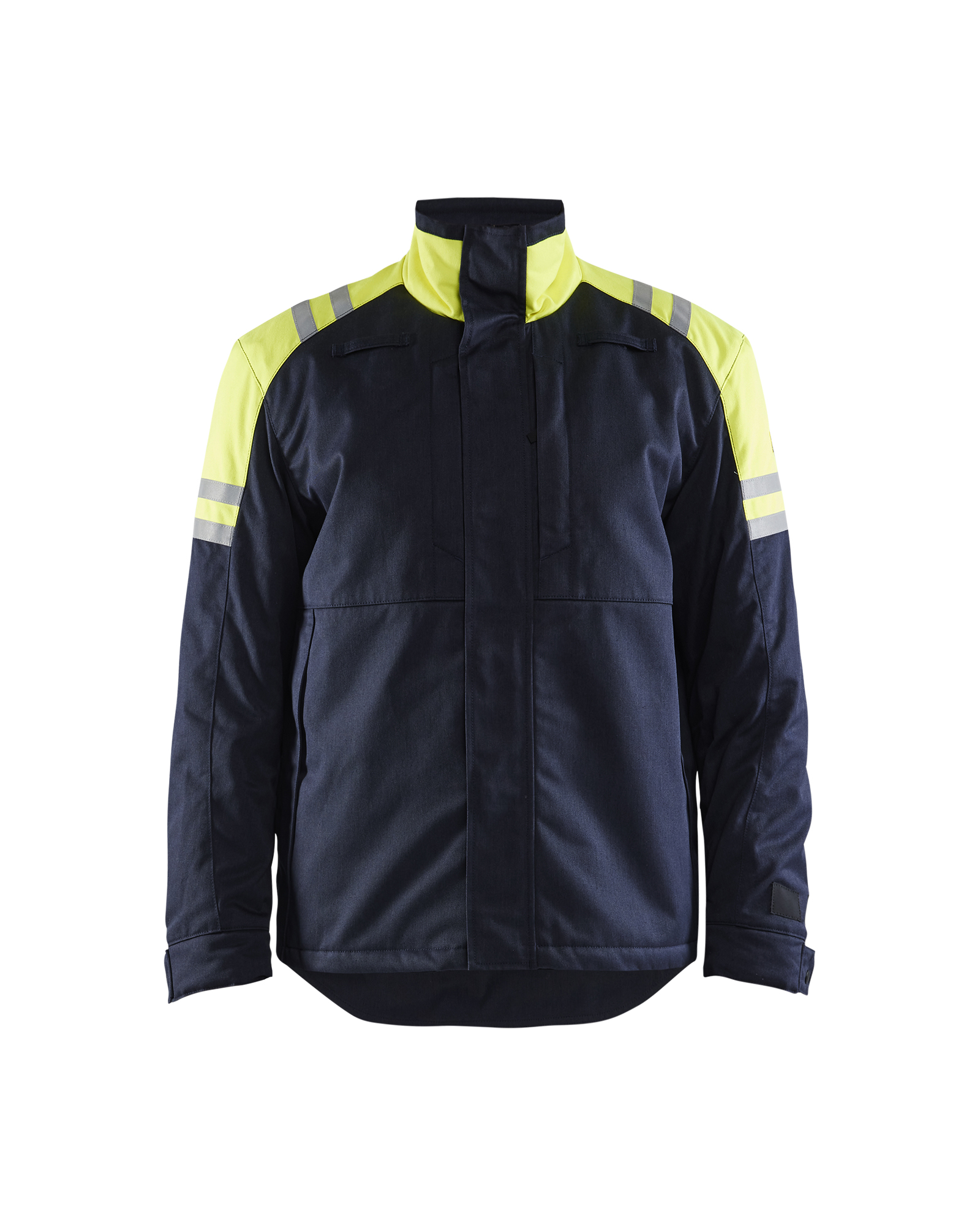 Blåkläder Vinterjakke Inherent Steel - Marineblå/High Vis Gul [8933] / XS