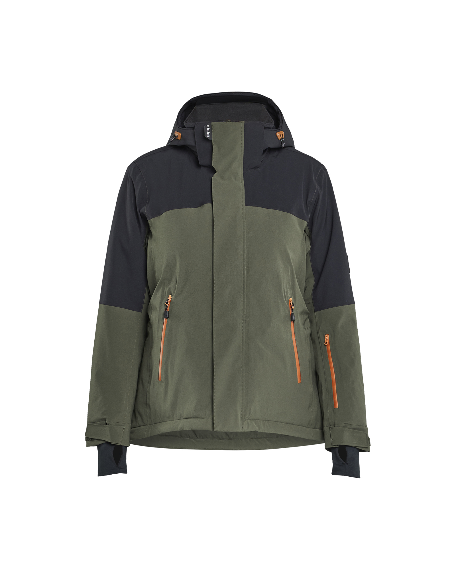 Blåkläder Striker Dame Vinterjakke 4-vejs Stretch - Skovgrøn/Rust [4240] / XS