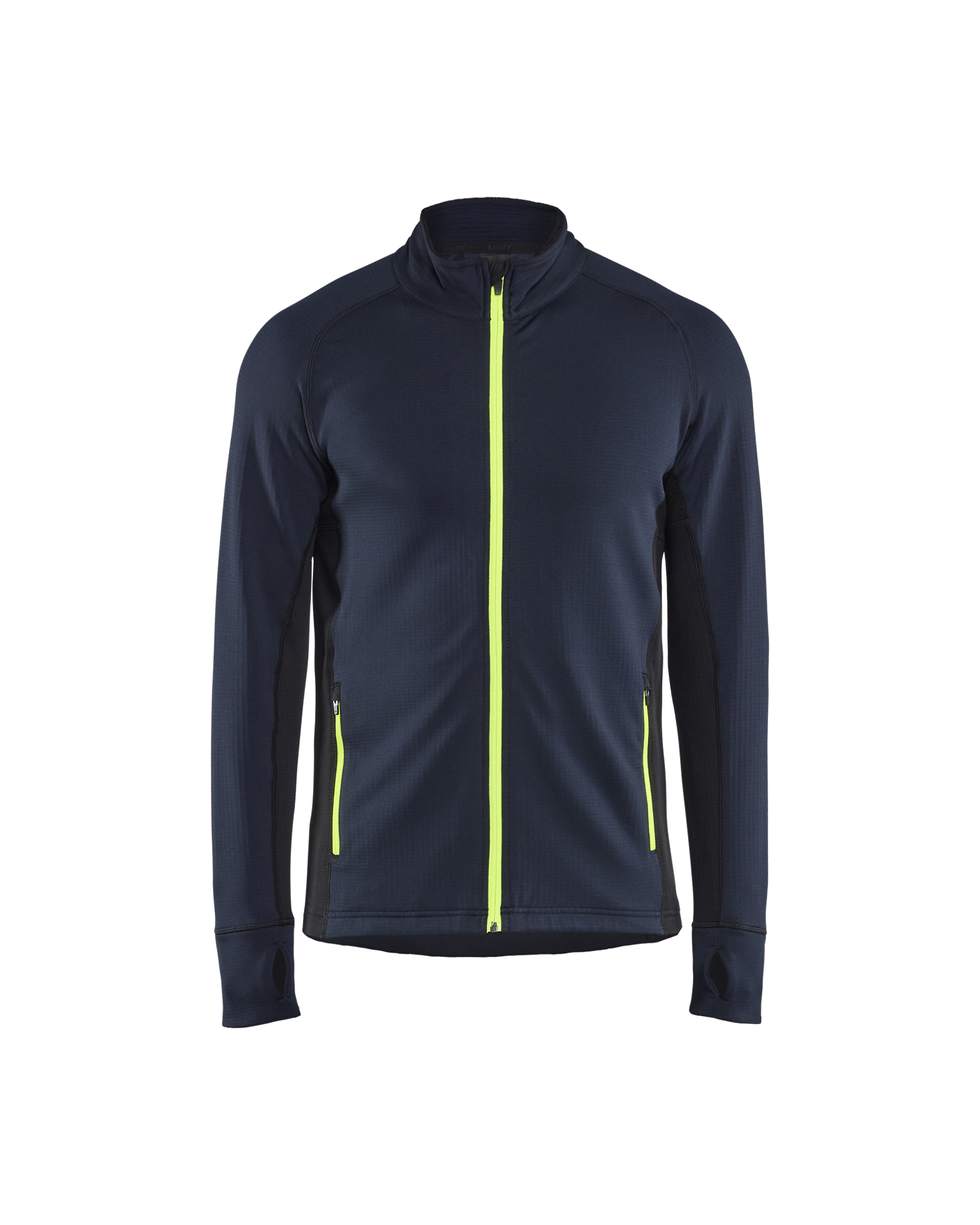 Blåkläder Striker Fleecejakke - Mørk Marineblå/High Vis Gul [8633] / XS