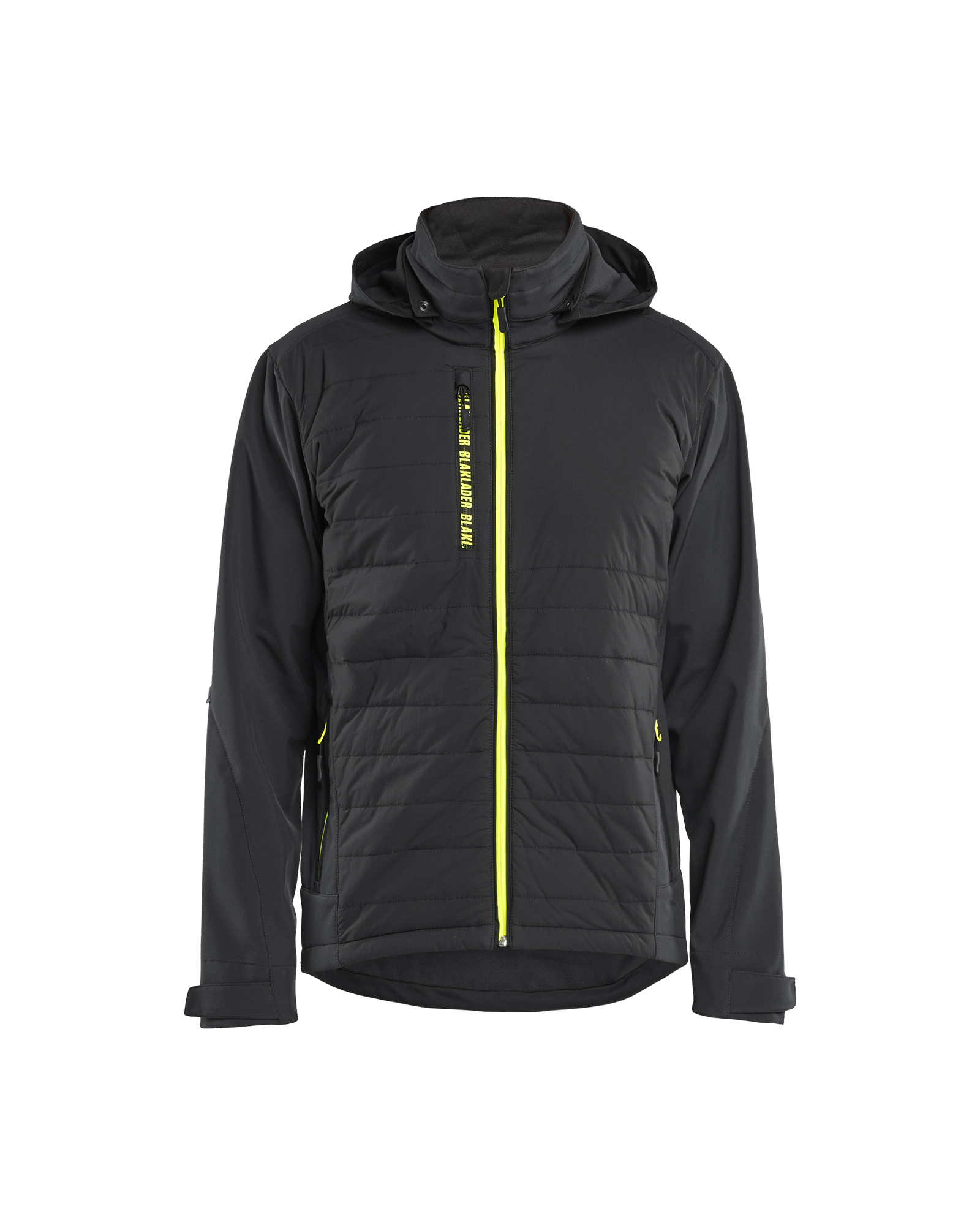 Blåkläder Hybridjakke - Sort/High Vis Gul [9933] / XS