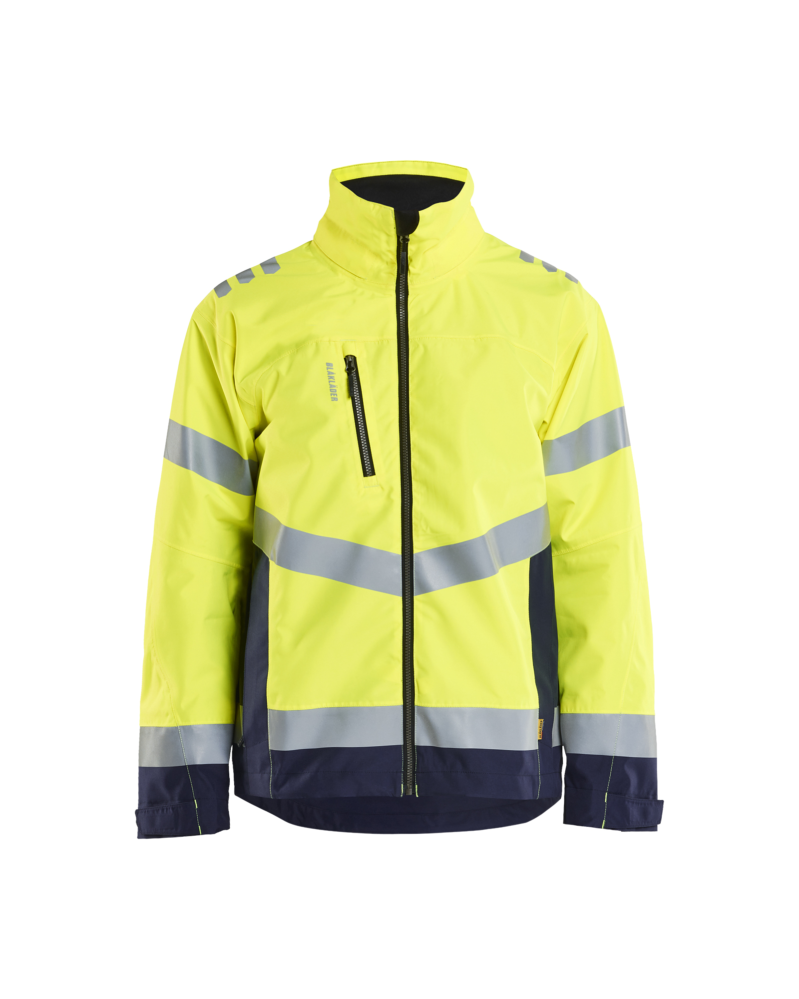 Blåkläder High Vis Skaljakke - High Vis Gul/Marineblå [3389] / XS