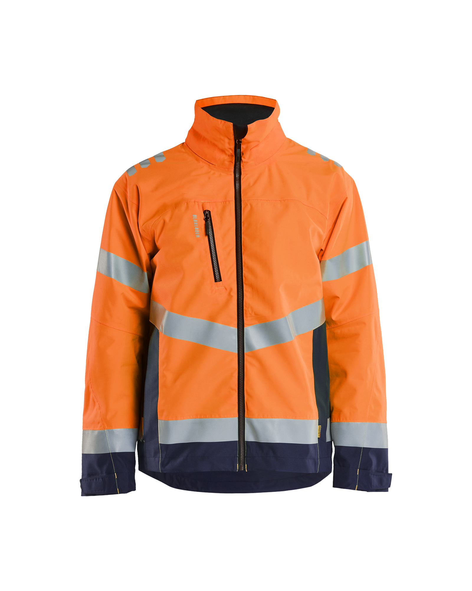 Blåkläder High Vis Skaljakke - High Vis Orange/Marineblå [5389] / XS