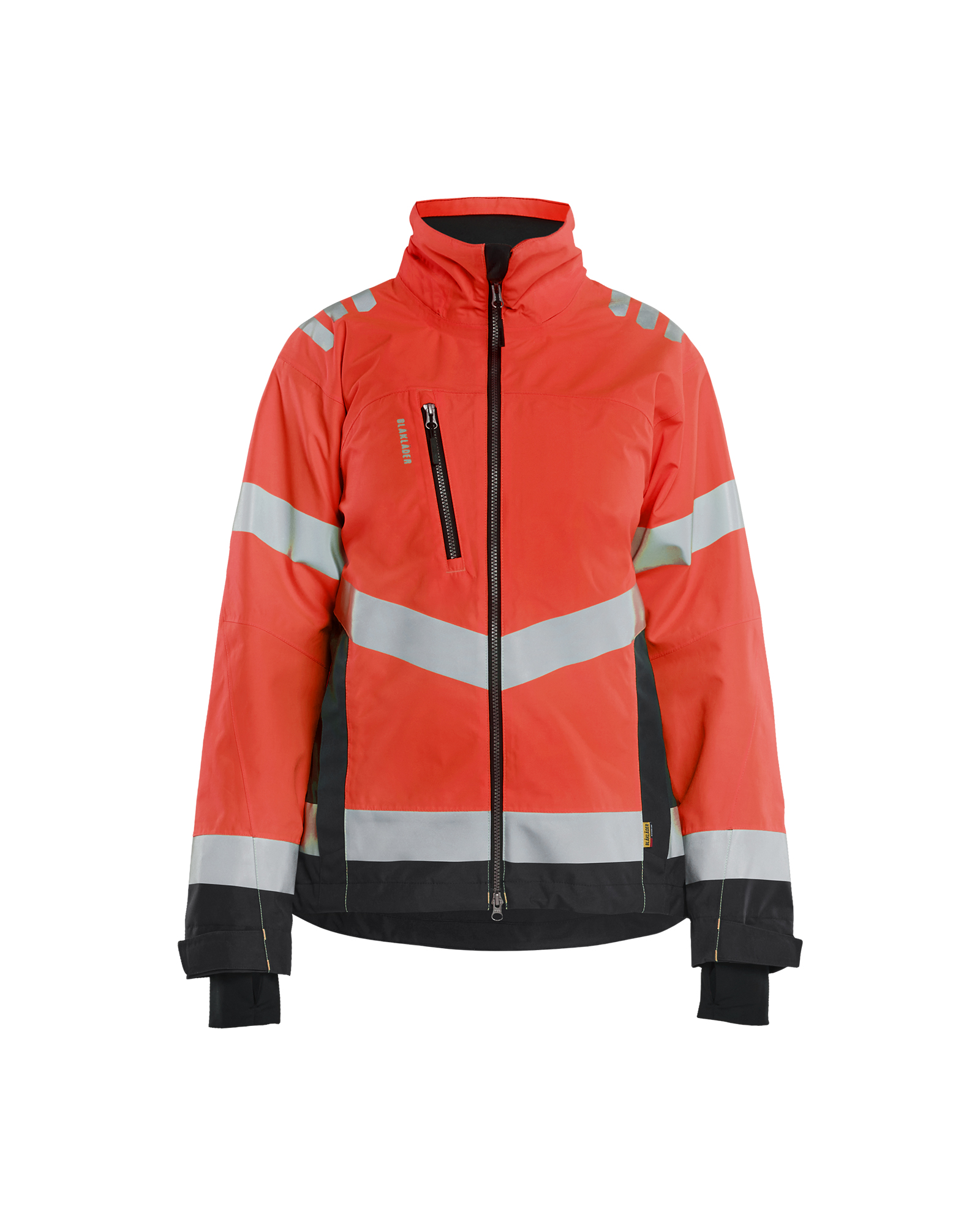 Blåkläder Dame High Vis Skaljakke - High Vis Rød/Sort [5599] / XS