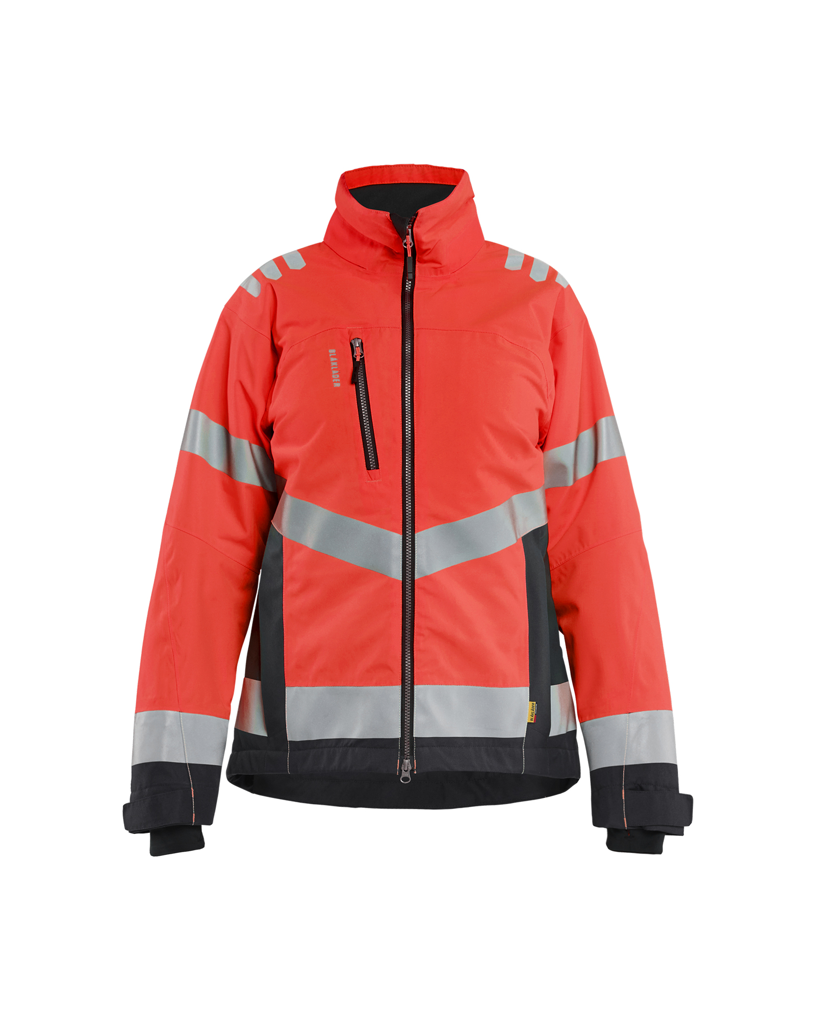 Blåkläder Dame High Vis Letforet Vinterjakke - High Vis Rød/Sort [5599] / XS