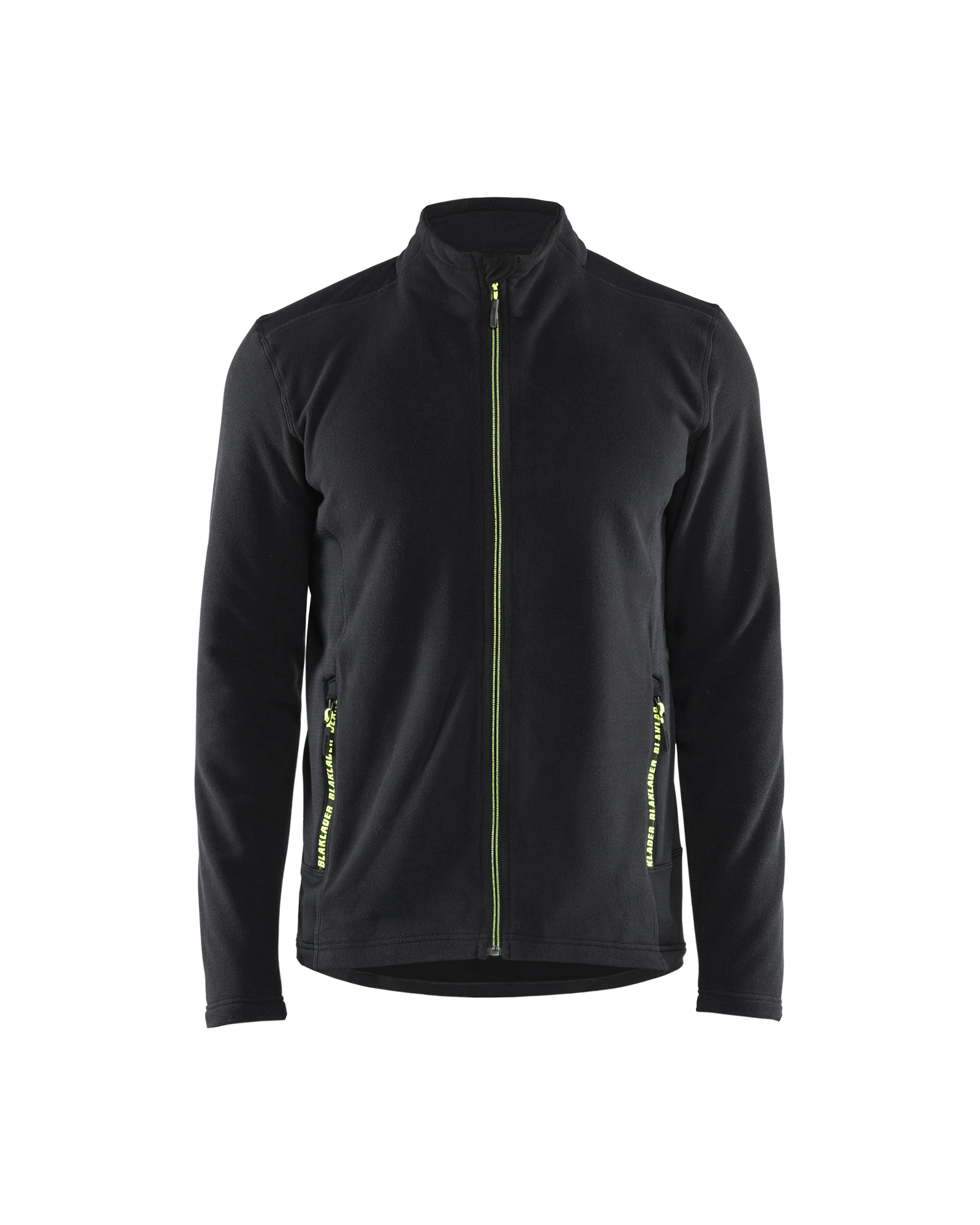 Blåkläder Microfleece jakke - Sort/High Vis Gul [9933] / XS