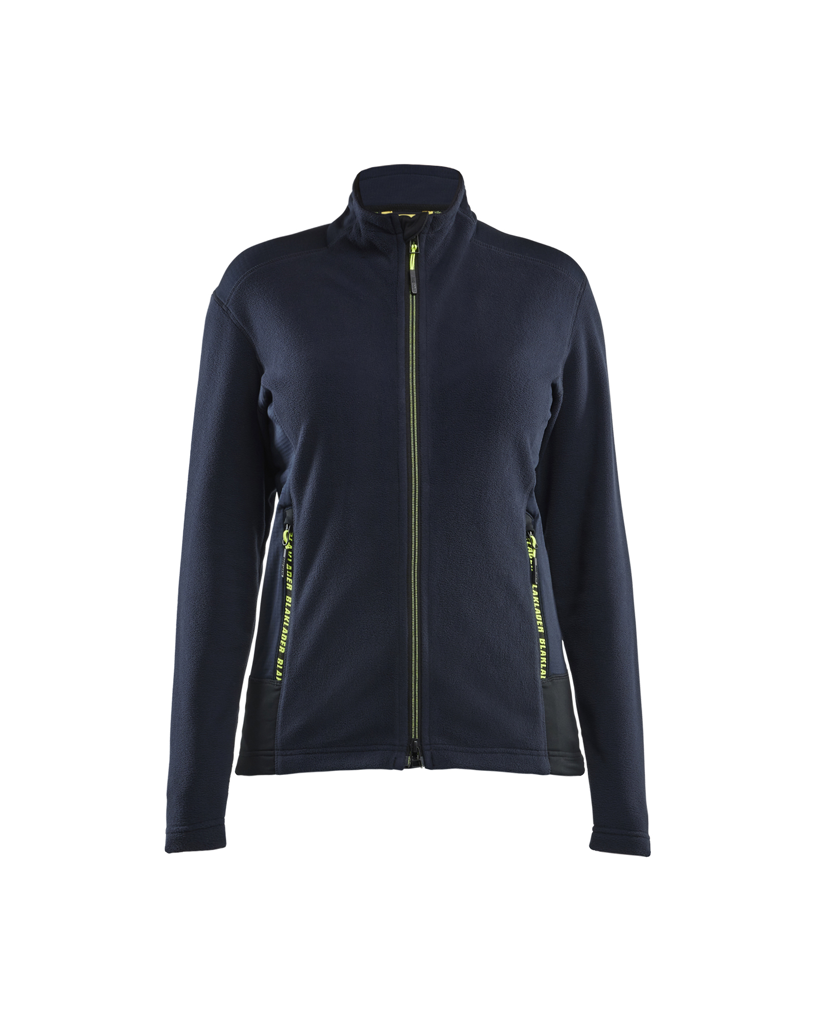 Blåkläder Dame microfleece jakke - Mørk Marineblå/High Vis Gul [8633] / XS