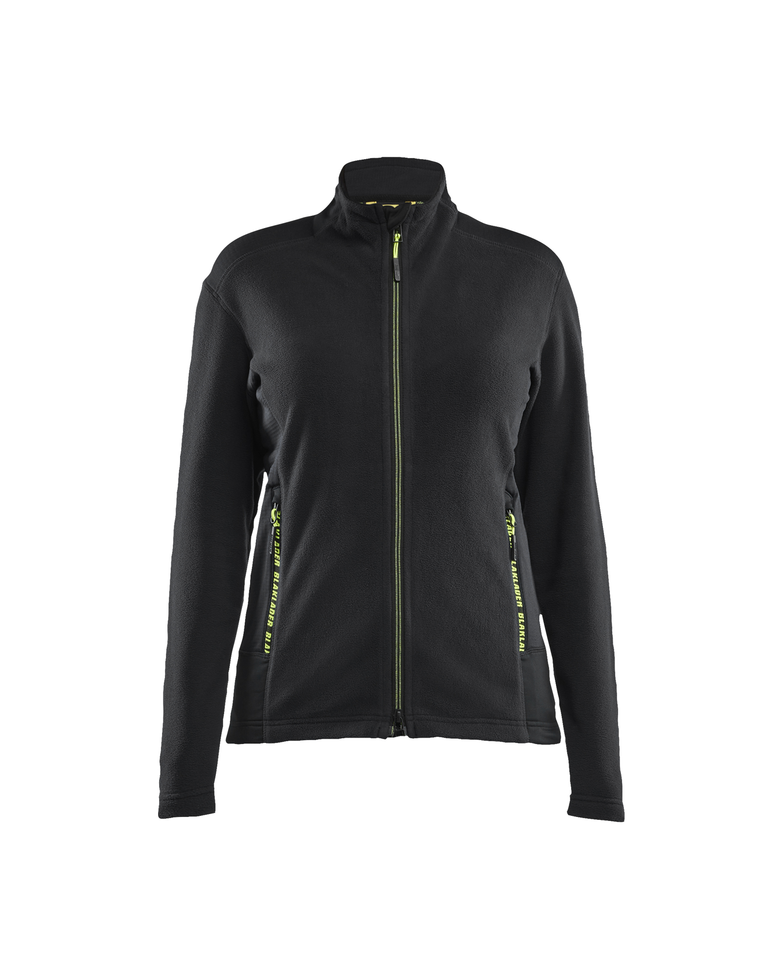 Blåkläder Dame microfleece jakke - Sort/High Vis Gul [9933] / XS