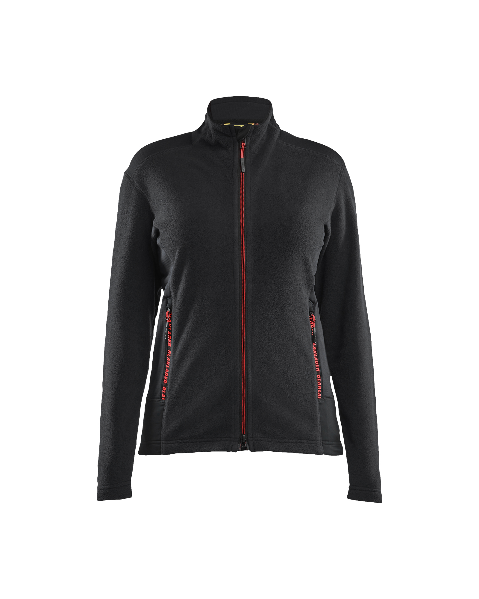 Blåkläder Dame microfleece jakke - Sort/Rød [9956] / XS