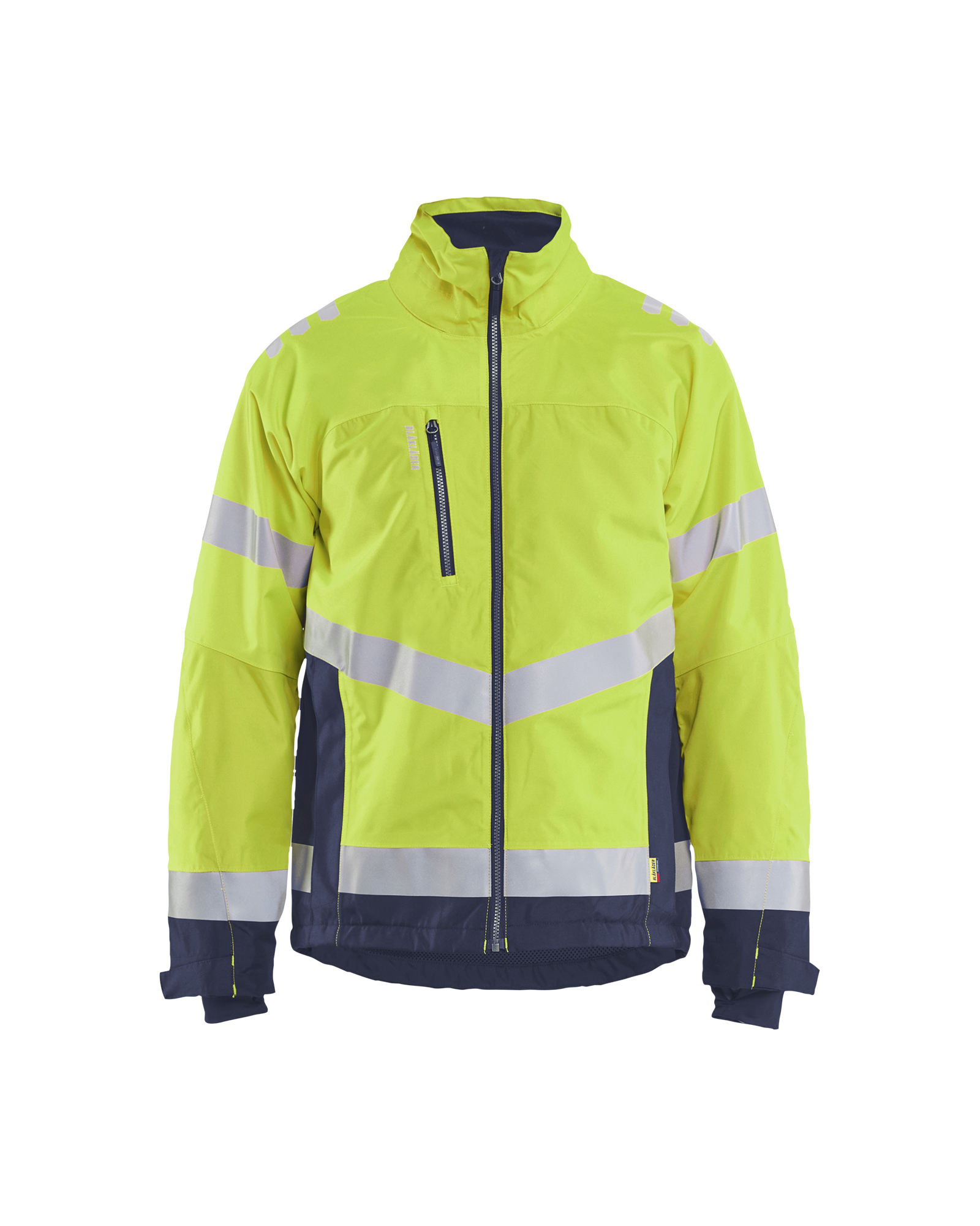 Blåkläder High Vis Letforet Vinterjakke - High Vis Gul/Marineblå [3389] / XS