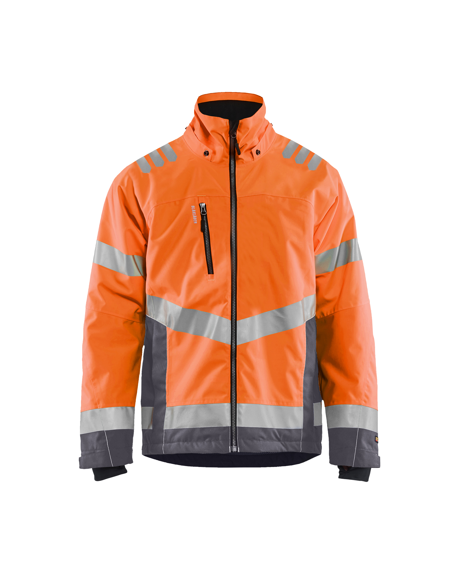 Blåkläder High Vis Letforet Vinterjakke - High Vis Orange/Mellemgrå [5396] / XS