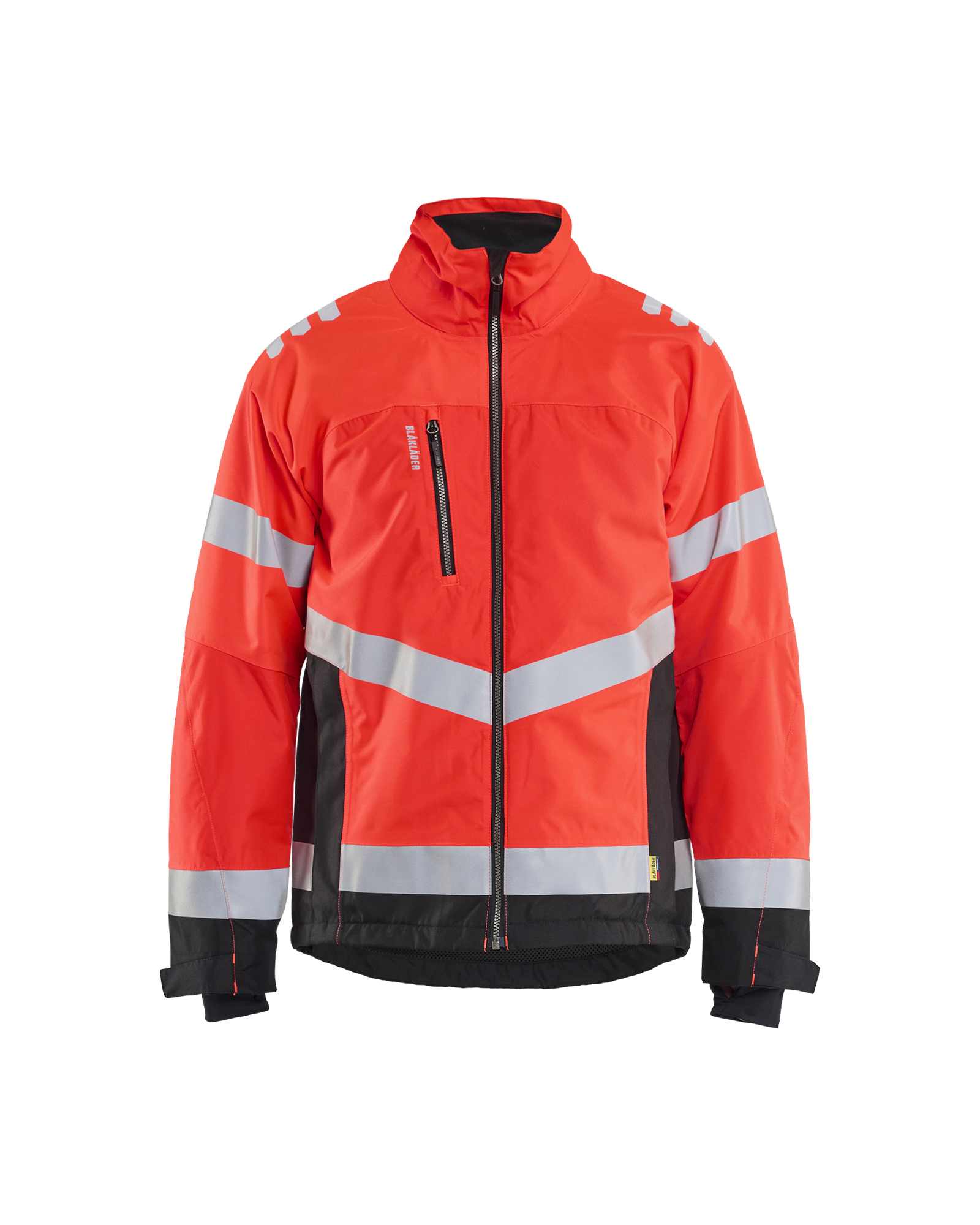 Blåkläder High Vis Letforet Vinterjakke - High Vis Rød/Sort [5599] / XS