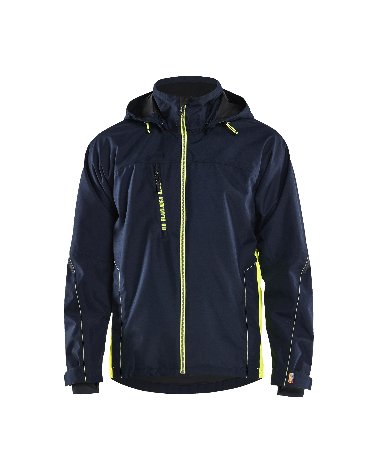 Blåkläder Skaljakke - Mørk Marineblå/High Vis Gul [8633] / XS