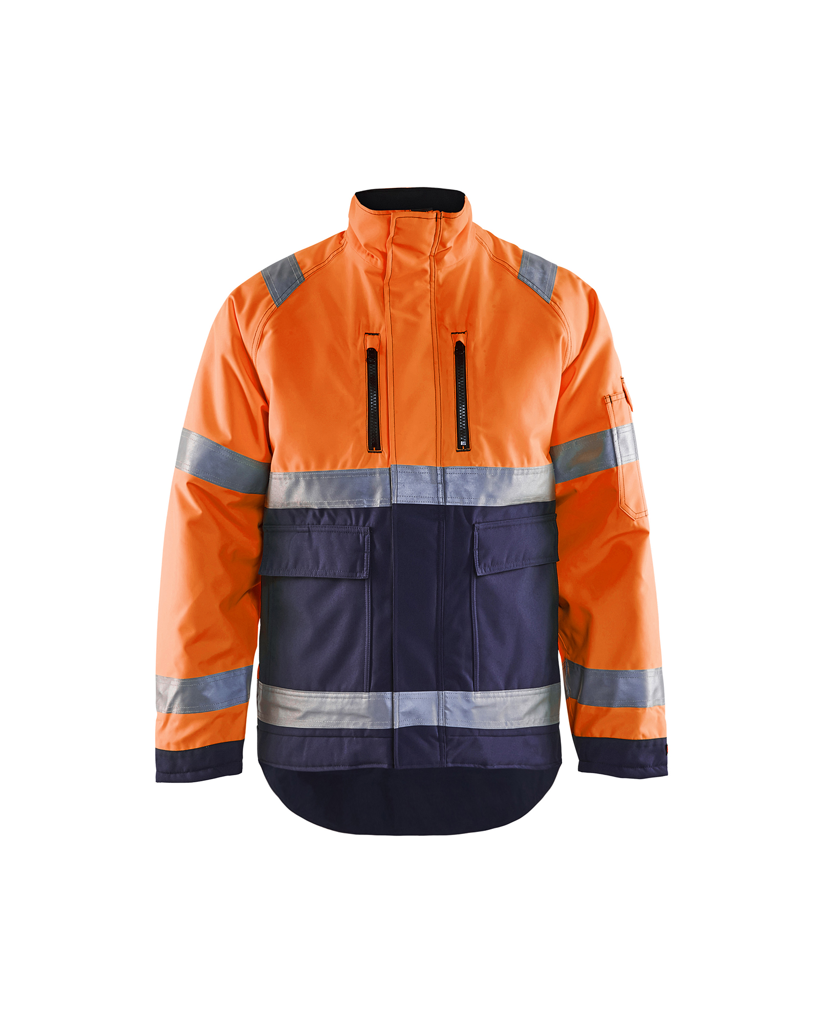 Blåkläder High Vis Vinterjakke - High Vis Orange/Marineblå [5389] / XXS
