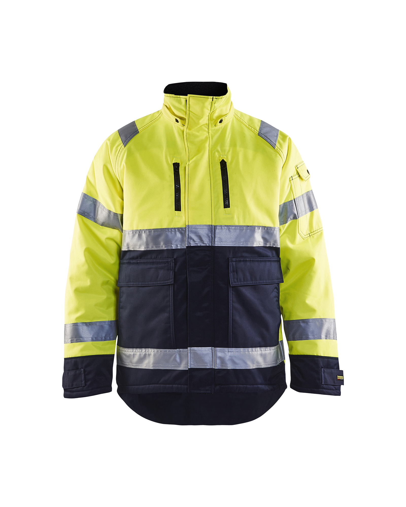 Blåkläder High Vis Vinterjakke bævernylon - High Vis Gul/Marineblå [3389] / S