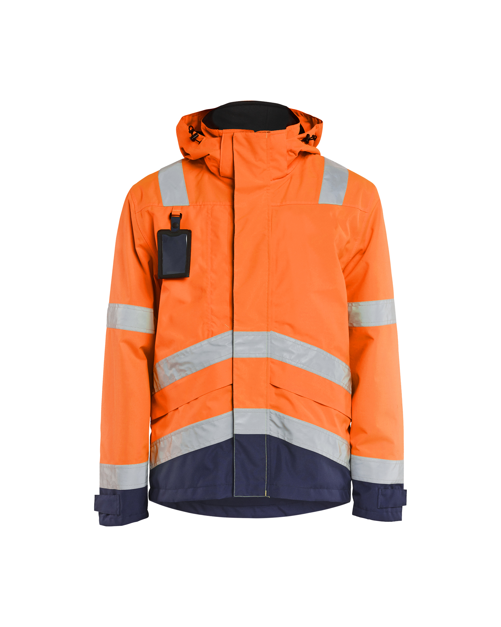 Blåkläder High Vis Skaljakke - High Vis Orange/Marineblå [5389] / XS
