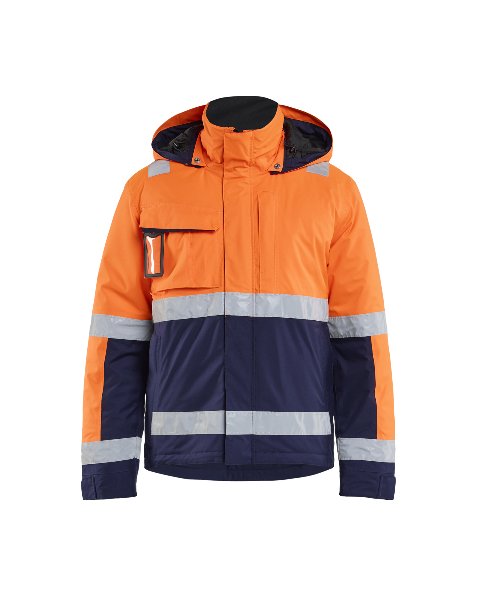 Blåkläder High Vis Vinterjakke - High Vis Orange/Marineblå [5389] / XS