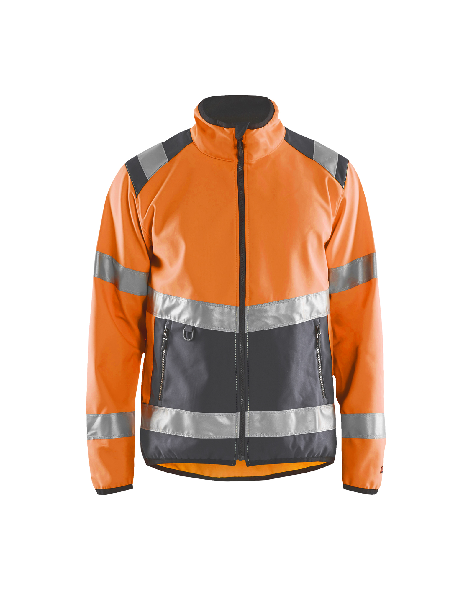 Blåkläder High Vis Light Softshell Jakke - High Vis Orange/Mellemgrå [5396] / XS