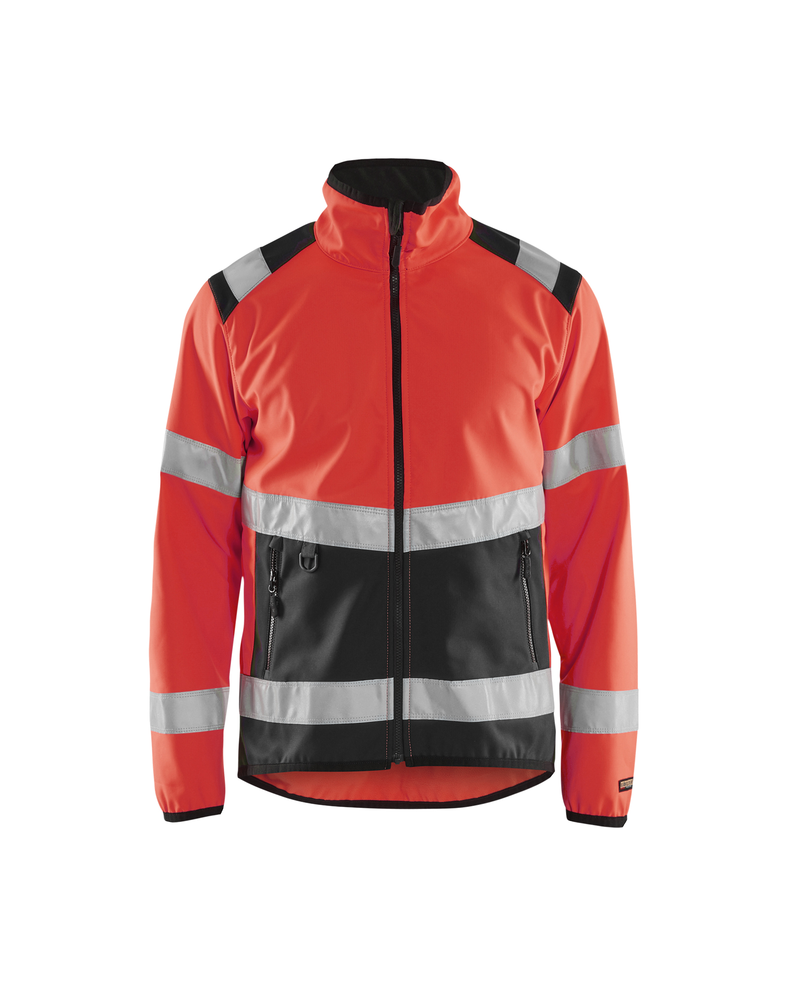 Blåkläder High Vis Light Softshell Jakke - High Vis Rød/Sort [5599] / XS
