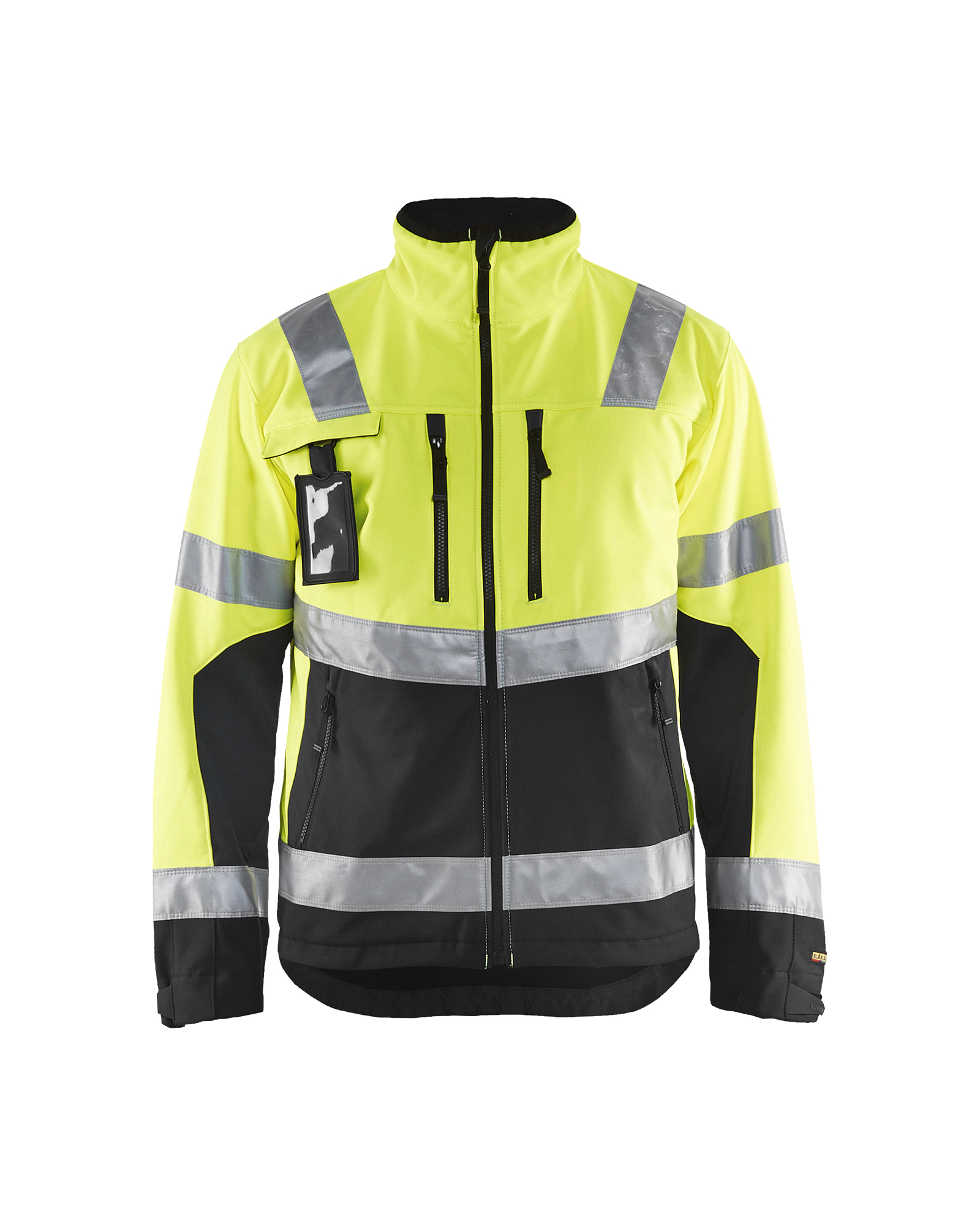 Blåkläder High Vis Softshell Jakke - High Vis Gul/Sort [3399] / S