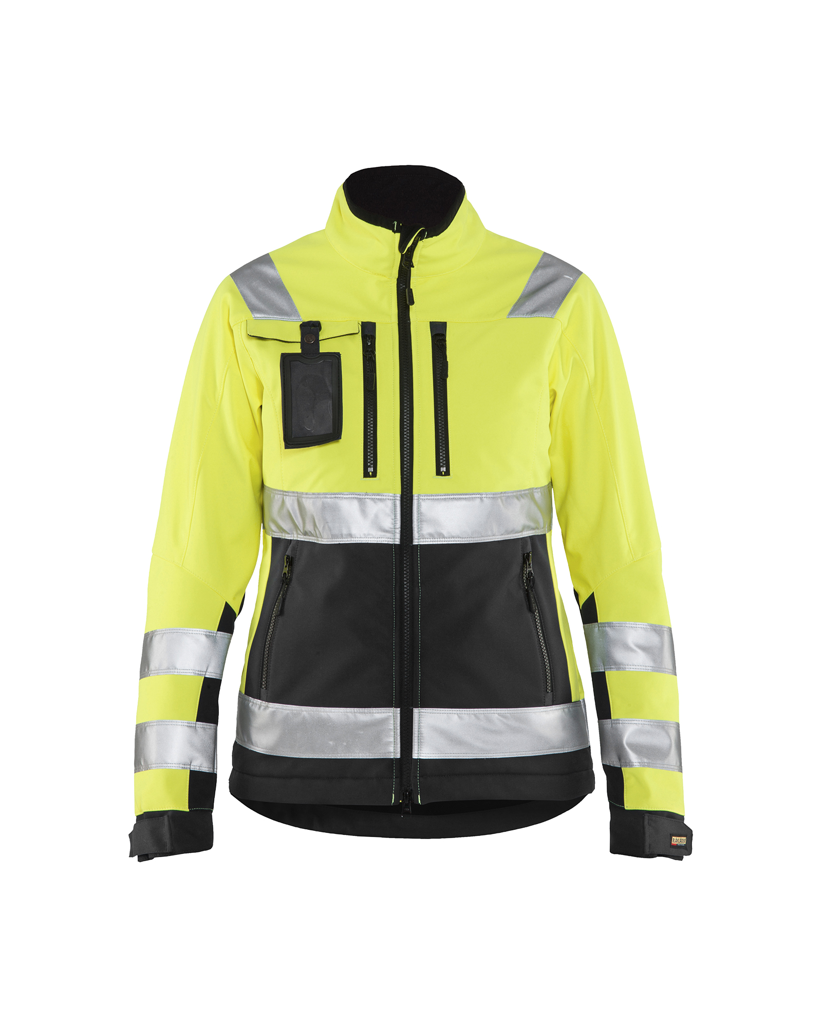 Blåkläder Dame High Vis Softshell Jakke - High Vis Gul/Sort [3399] / XS