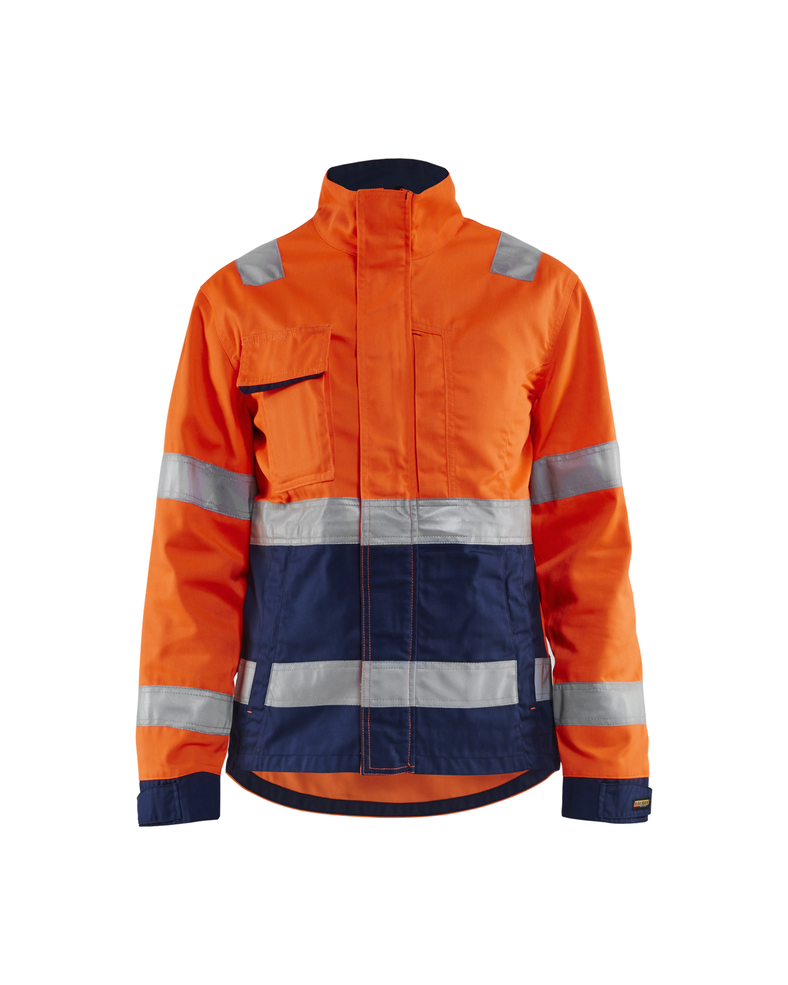 Blåkläder Dame High Vis Jakke - High Vis Orange/Marineblå [5389] / XS