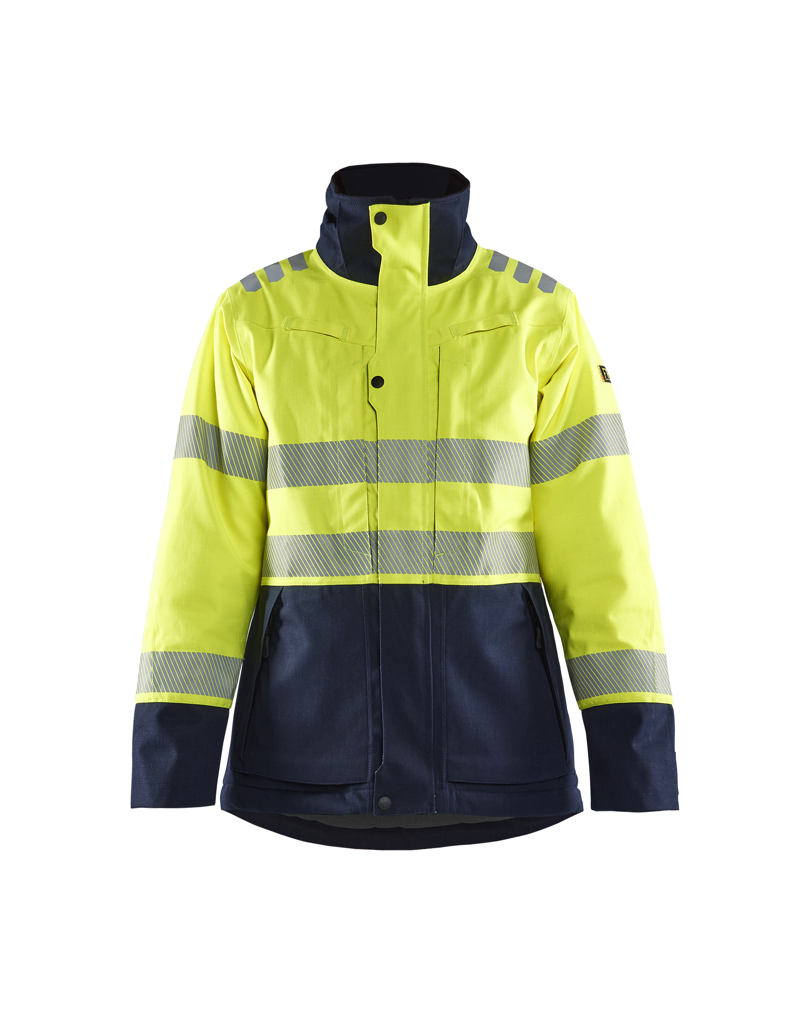 Blåkläder Dame Multinorm Vinterjakke Inherent - High Vis Gul/Marineblå [3389] / XS