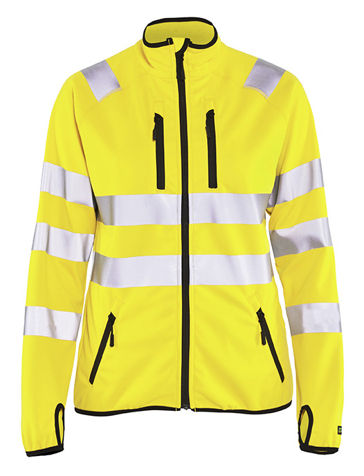 Blåkläder Dame High Vis Softshell Jakke - High Vis Gul [3300] / XS